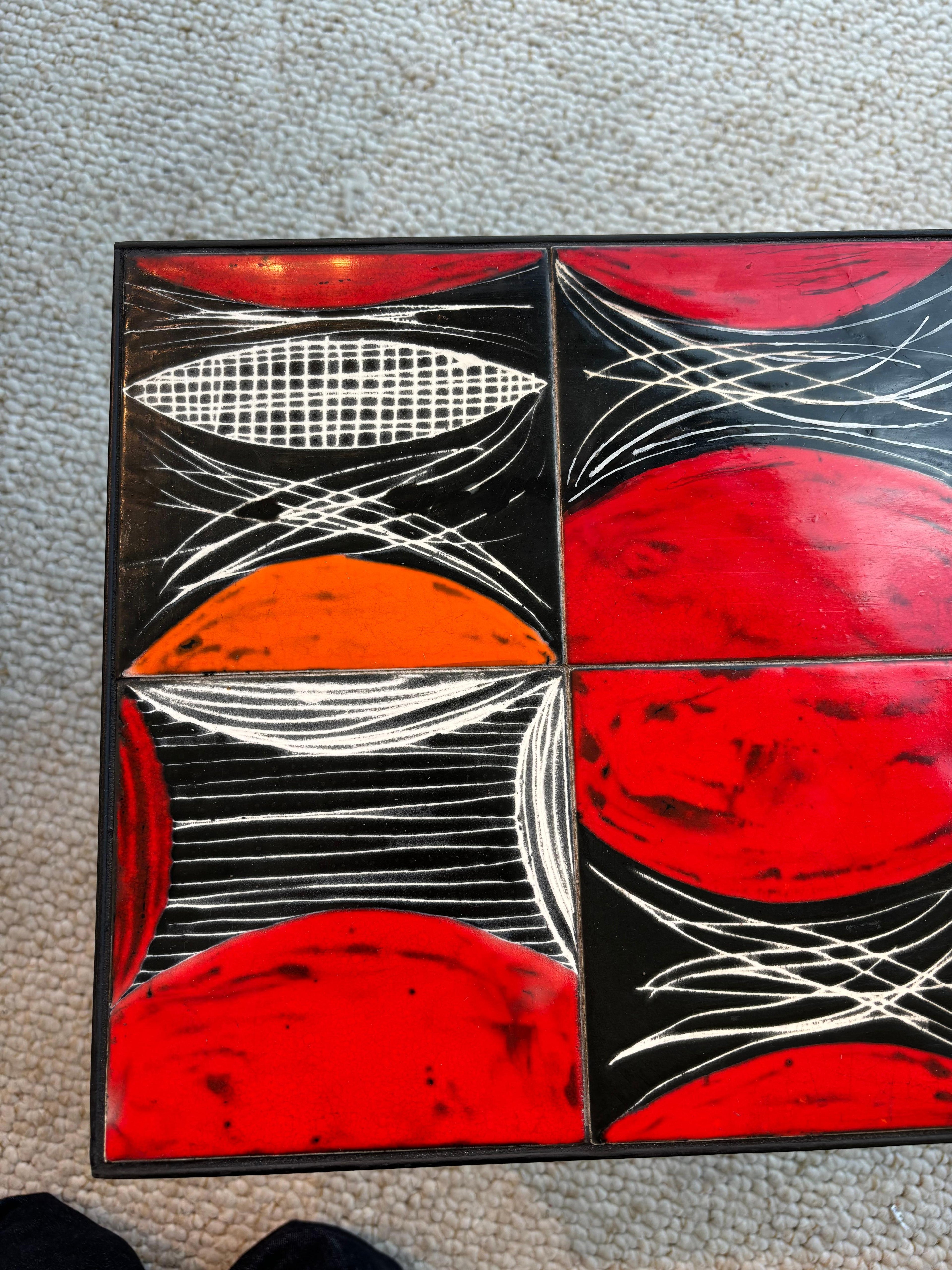 Side table by les frères Cloutier