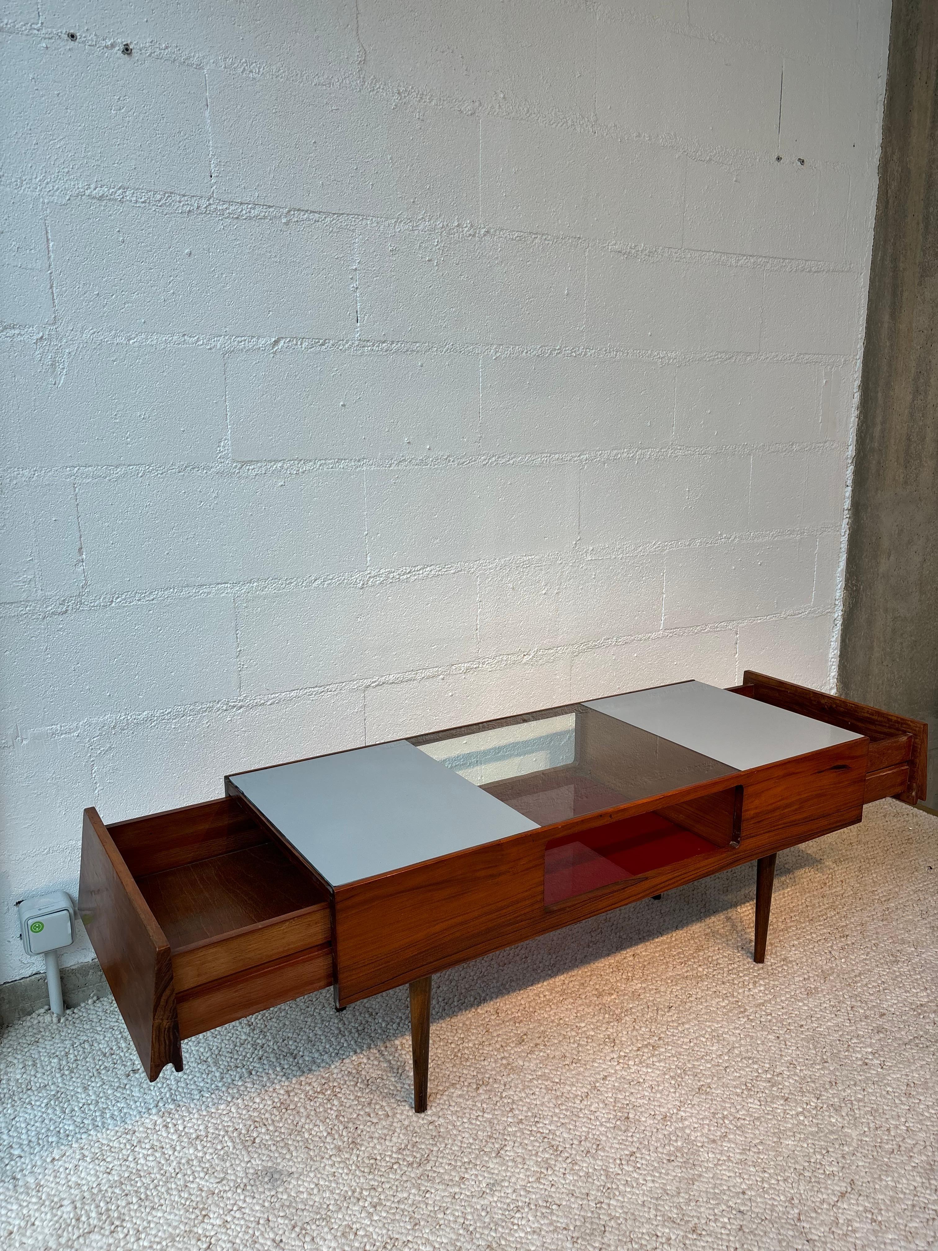 Scarce coffee table by Carlo Hauner and Martin Eisler