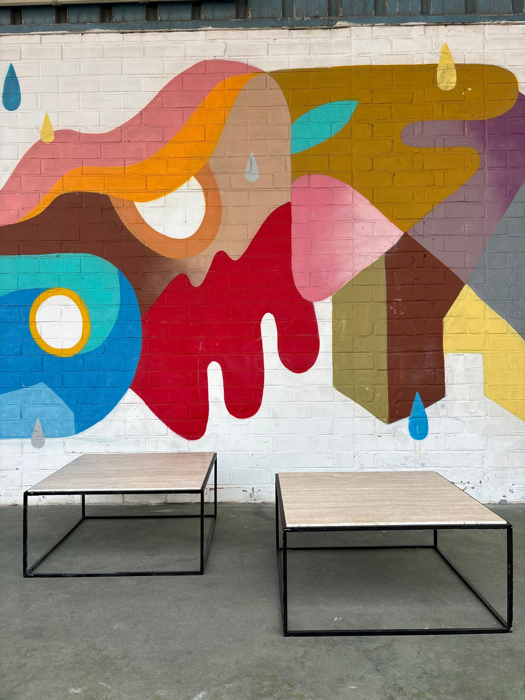 Pair of capri side tables by Jorge Zalszupin