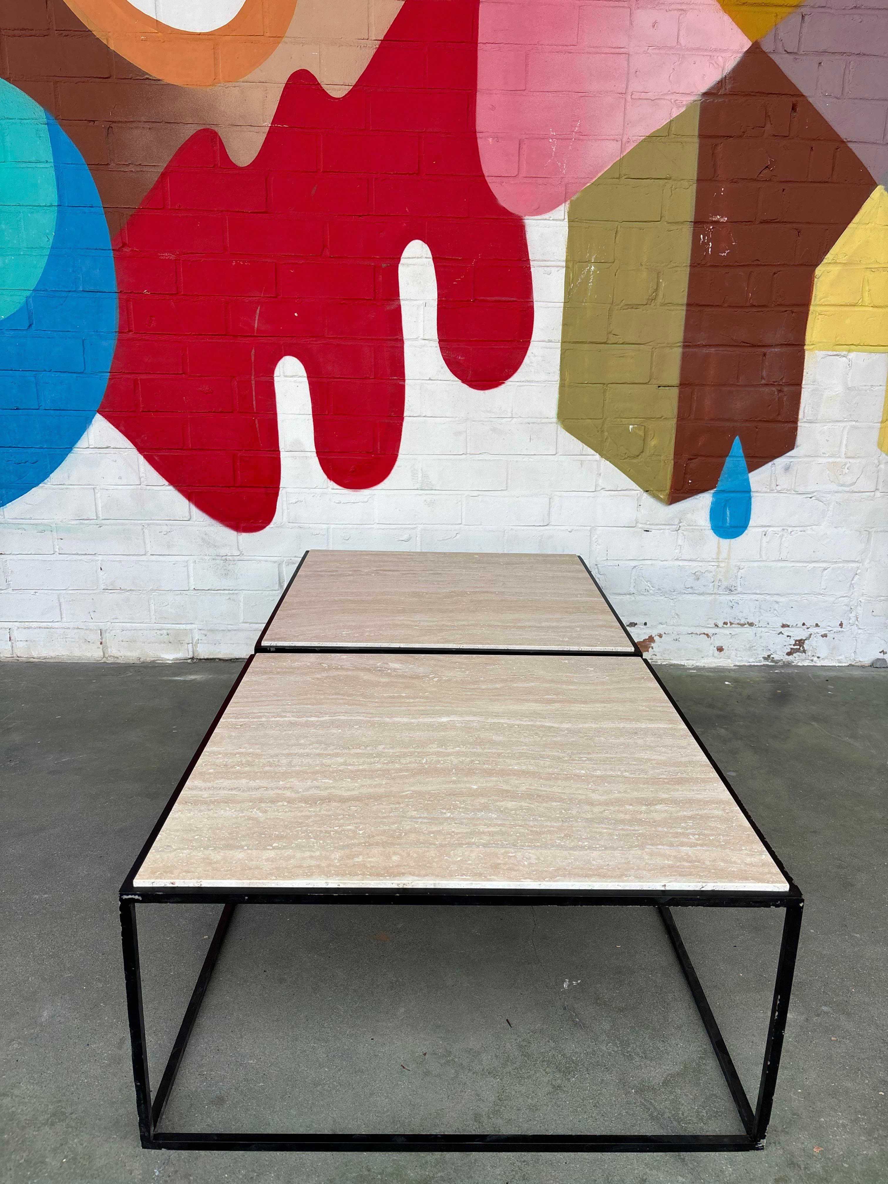 Pair of capri side tables by Jorge Zalszupin