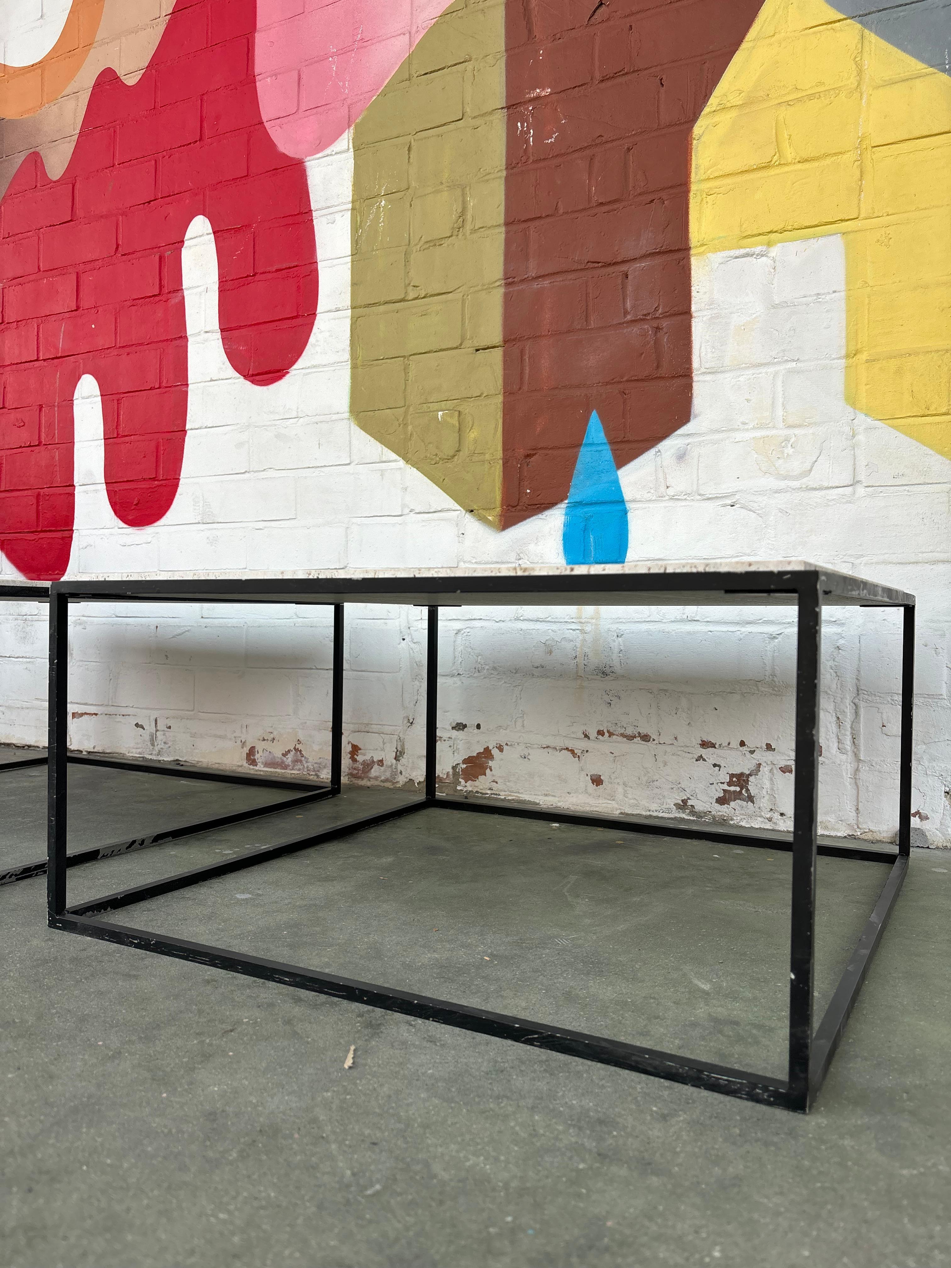 Pair of capri side tables by Jorge Zalszupin