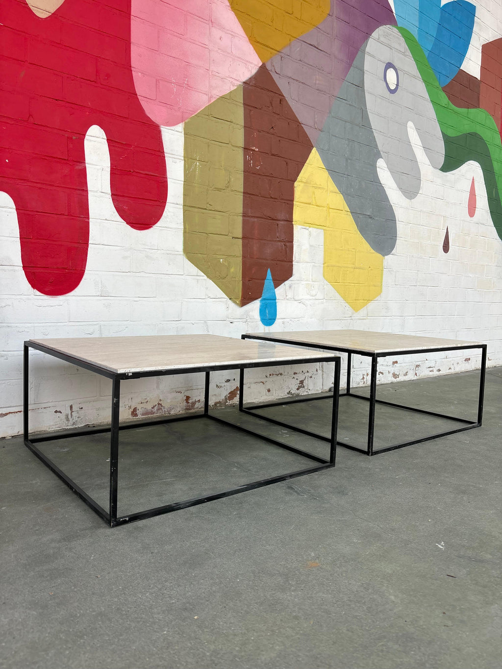 Pair of capri side tables by Jorge Zalszupin