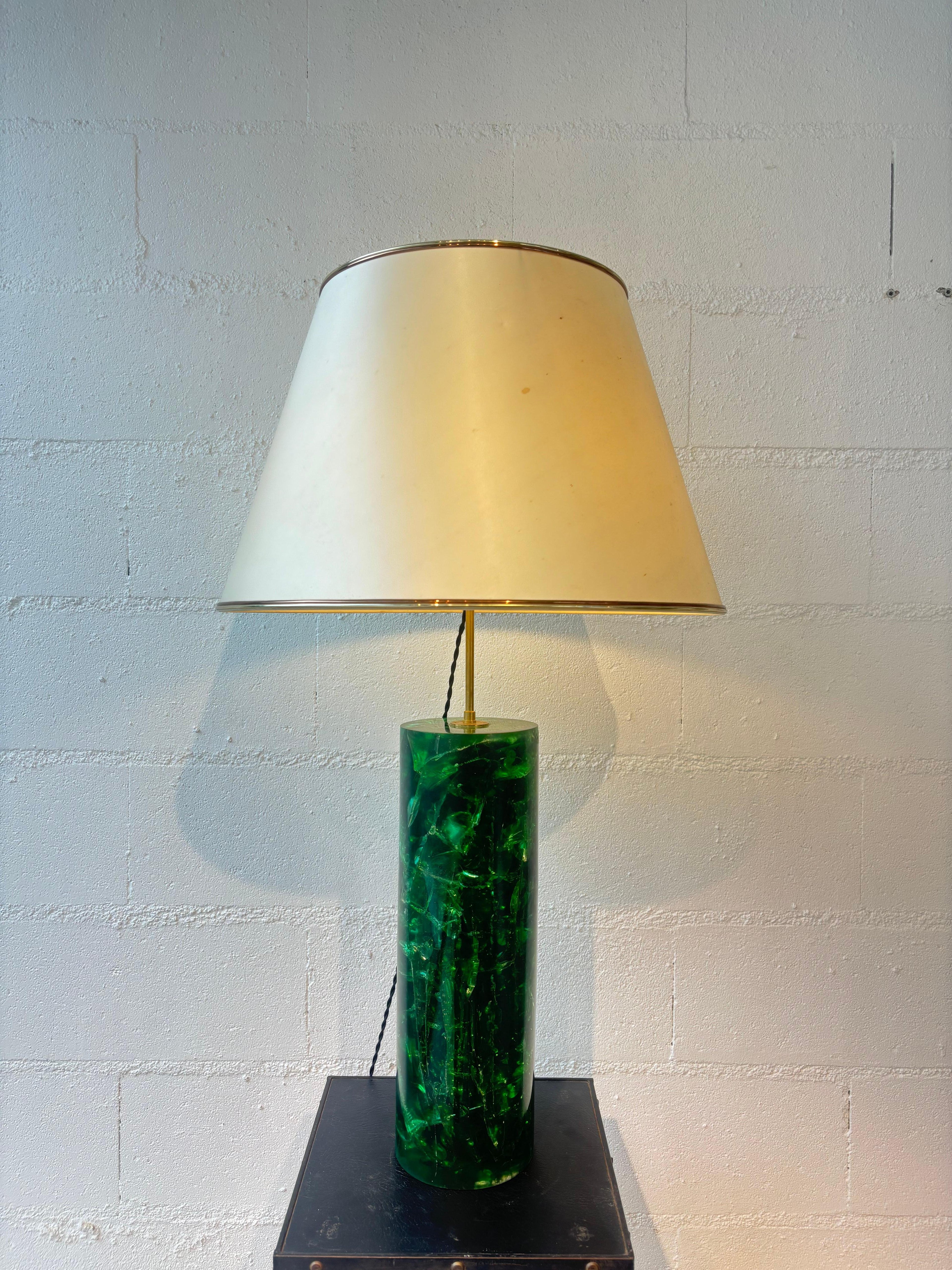 Fractal résine lamp