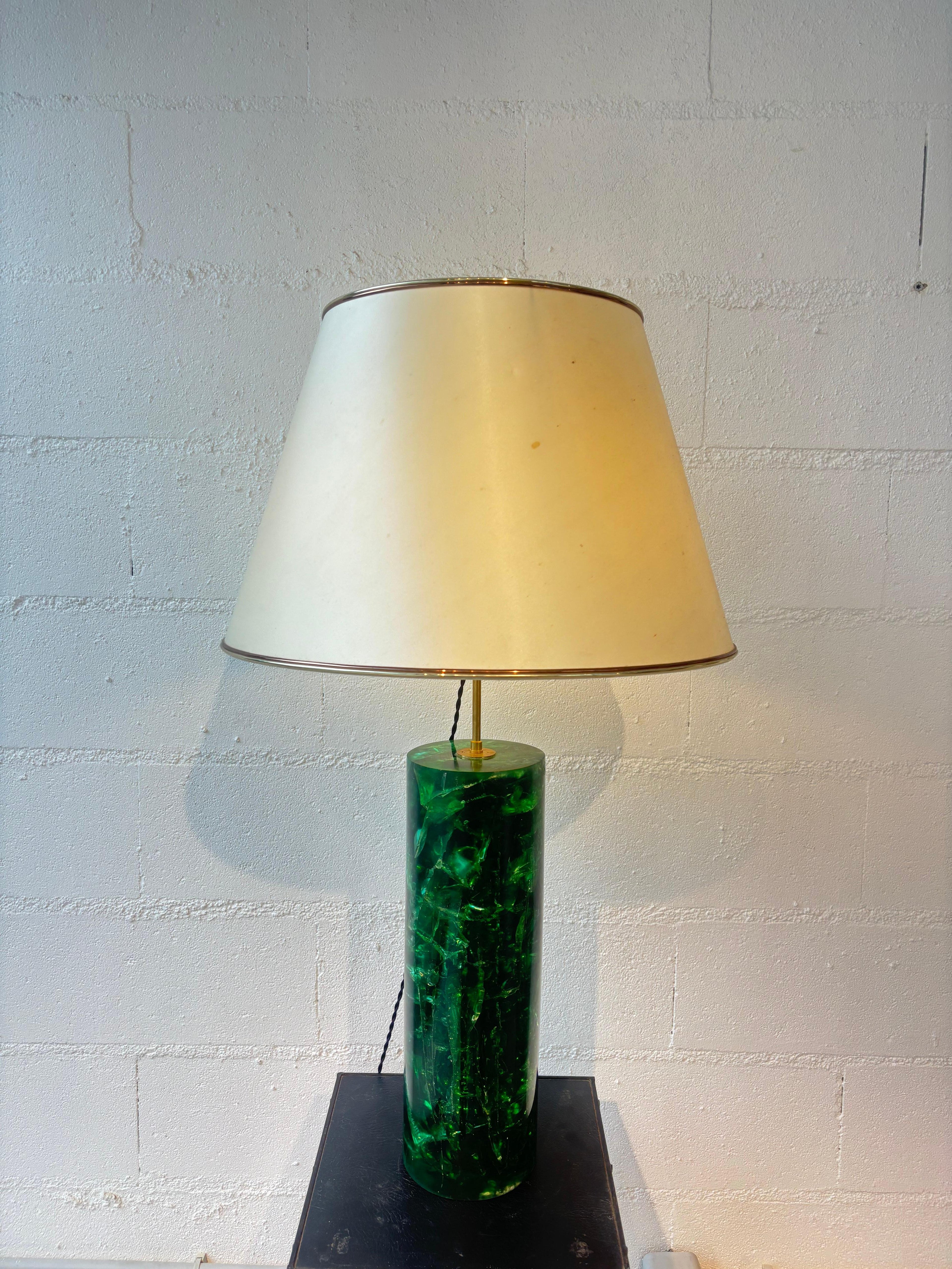Fractal résine lamp