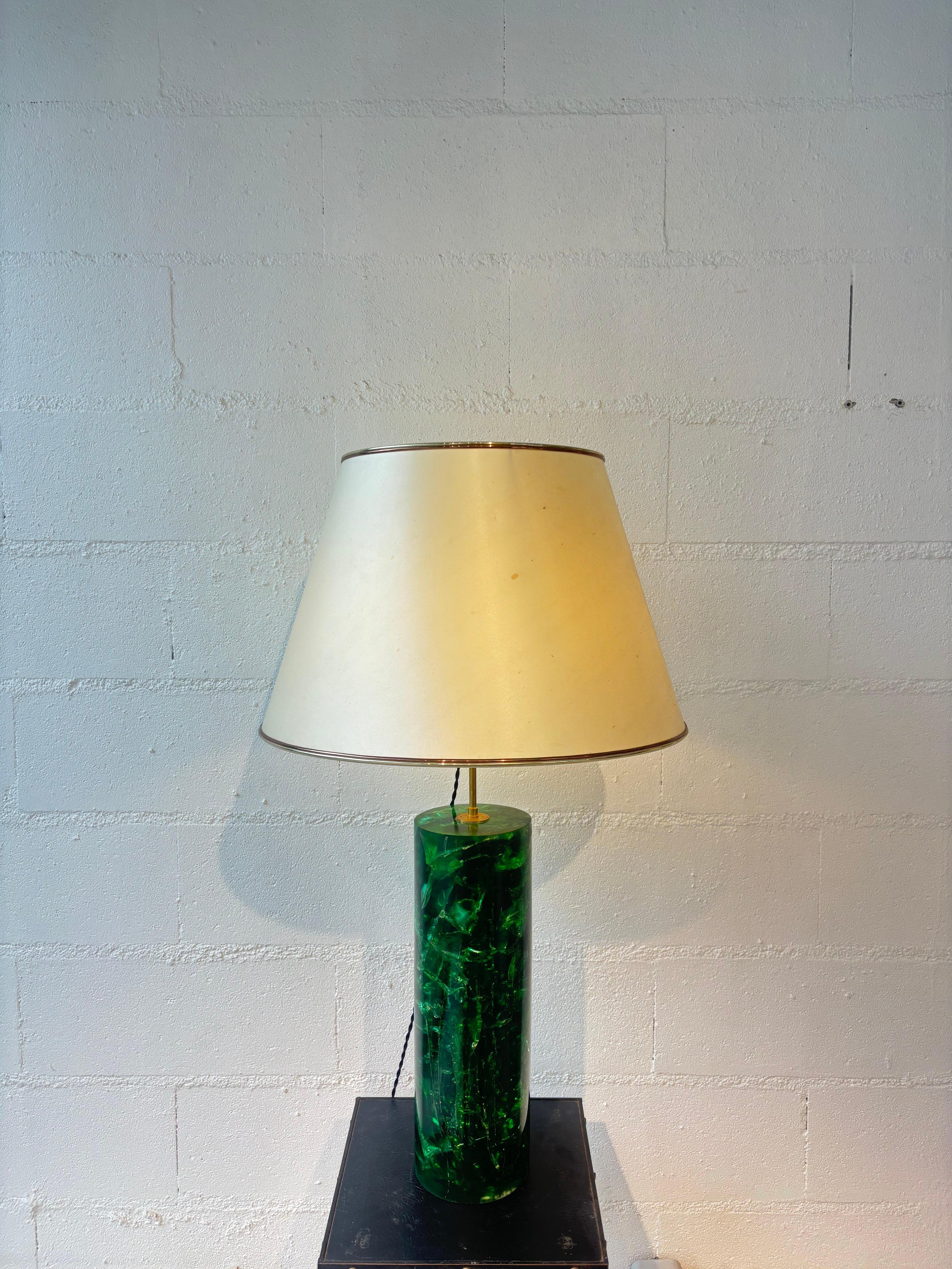 Fractal résine lamp