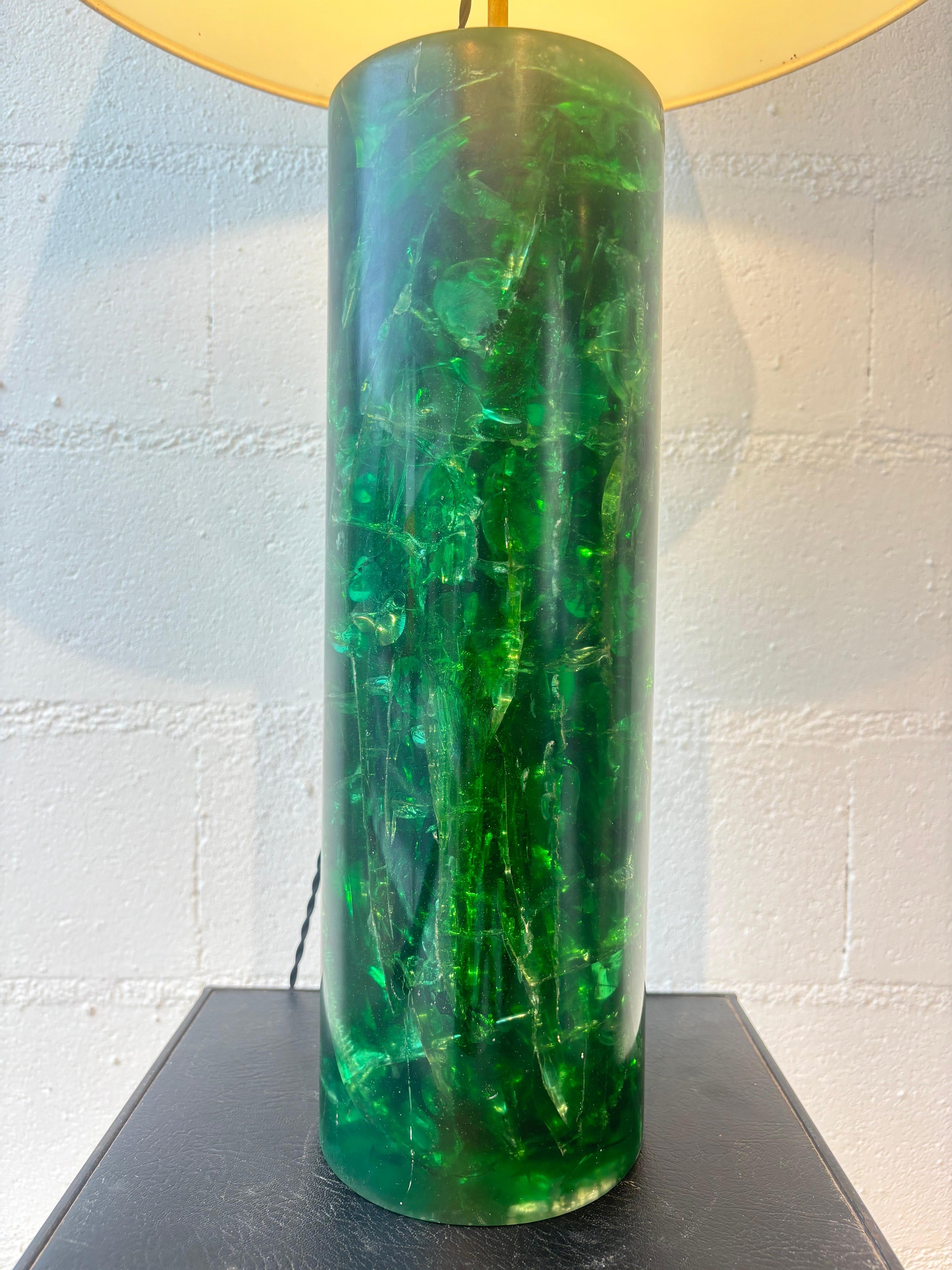 Fractal résine lamp