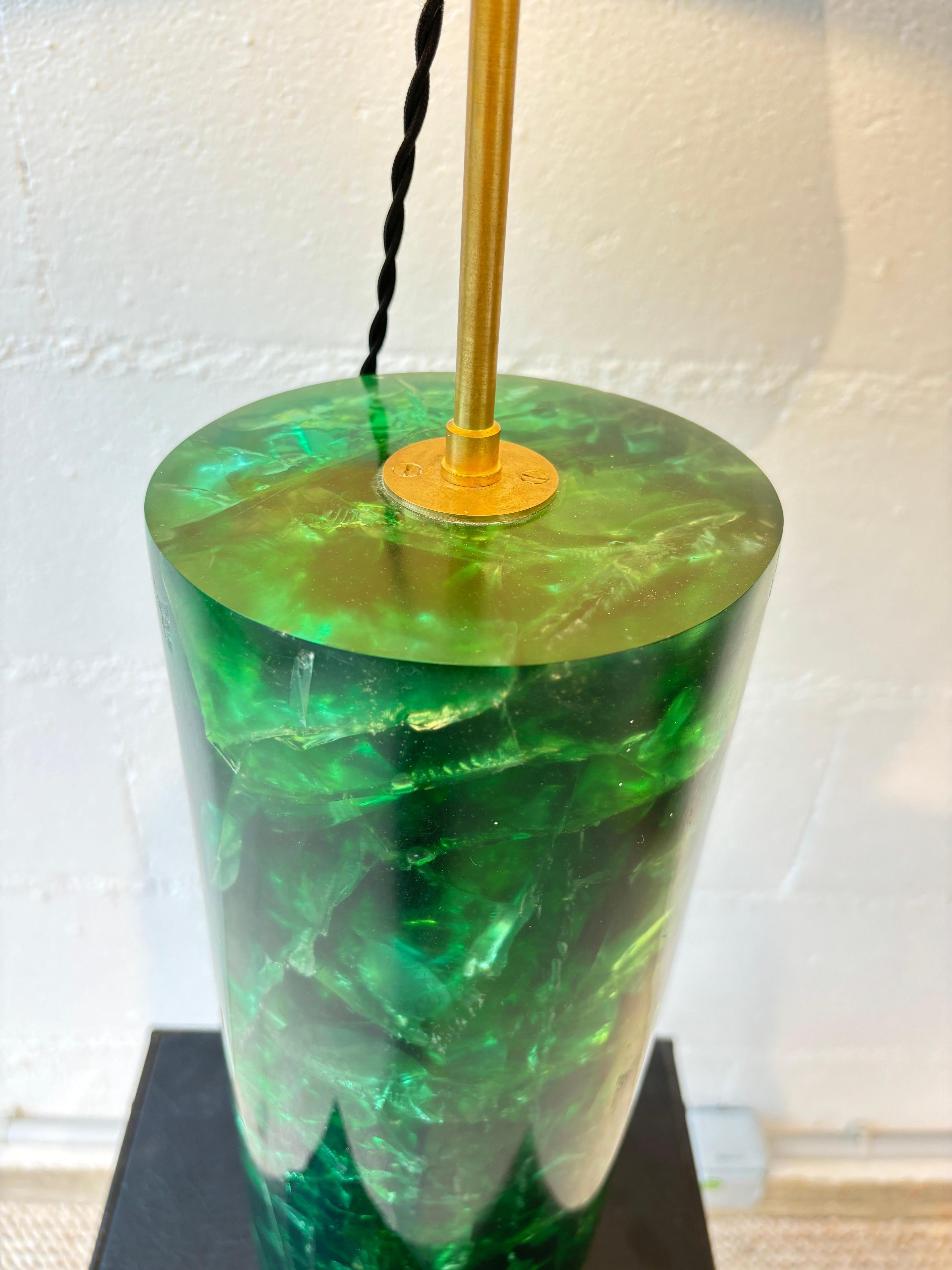 Fractal résine lamp