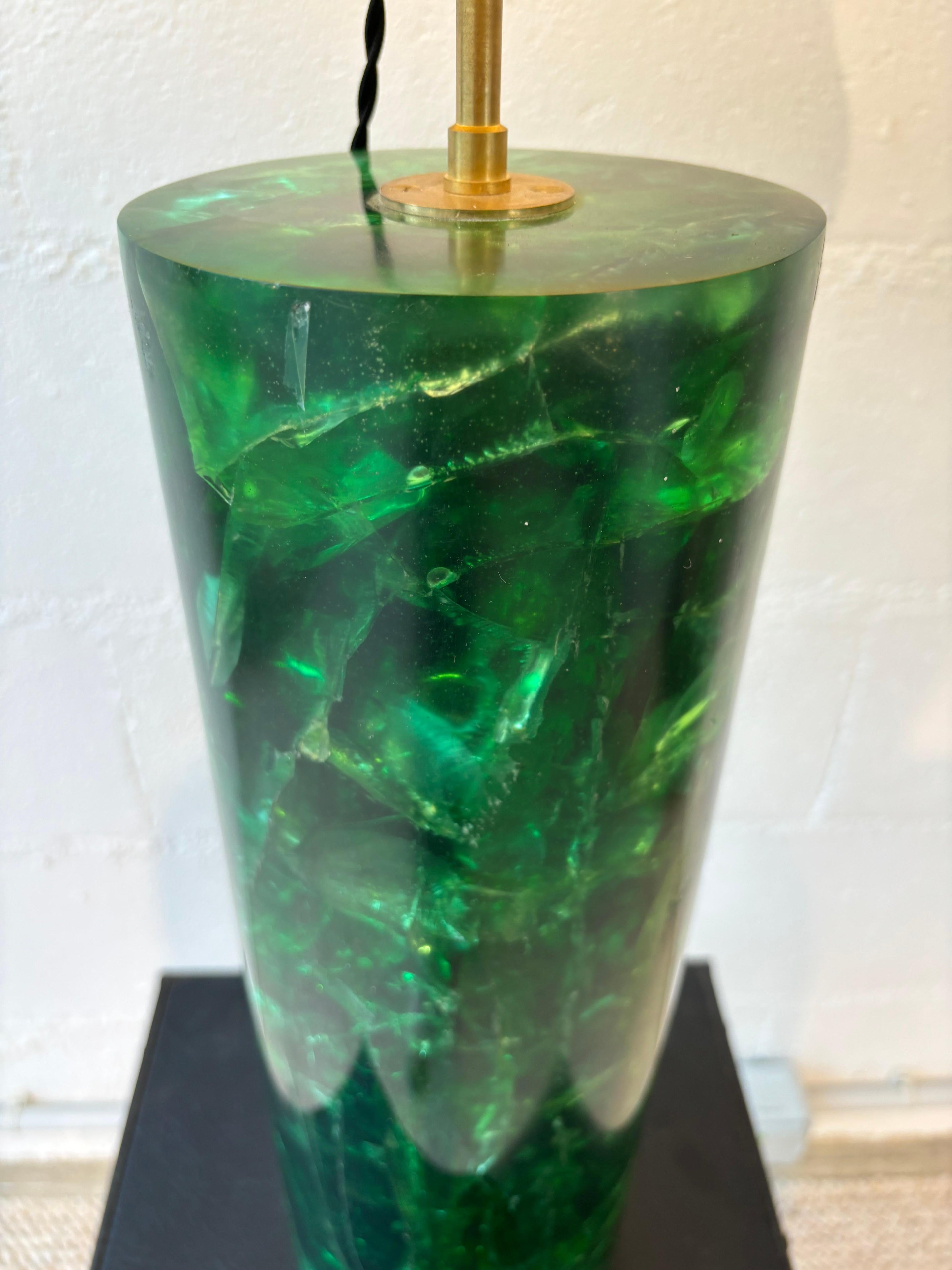 Fractal résine lamp
