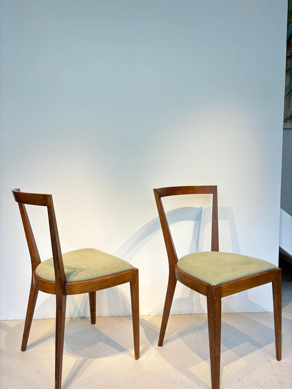 Rare set of six chairs by Gio Ponti model 504 circa 1943