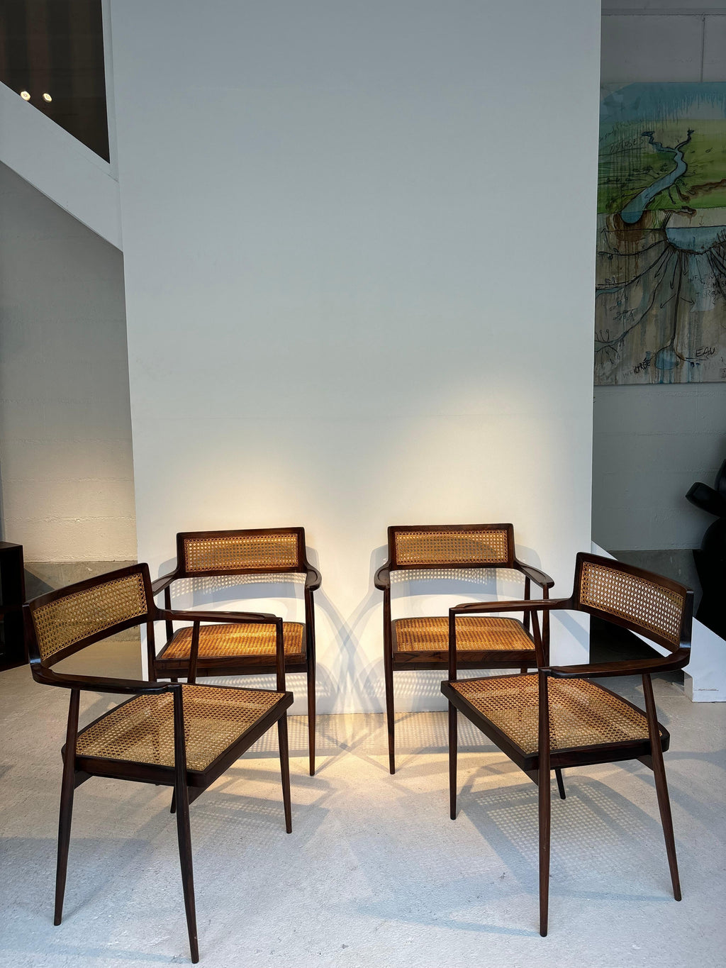 Scarce set of Joaquim Tenreiro armchairs