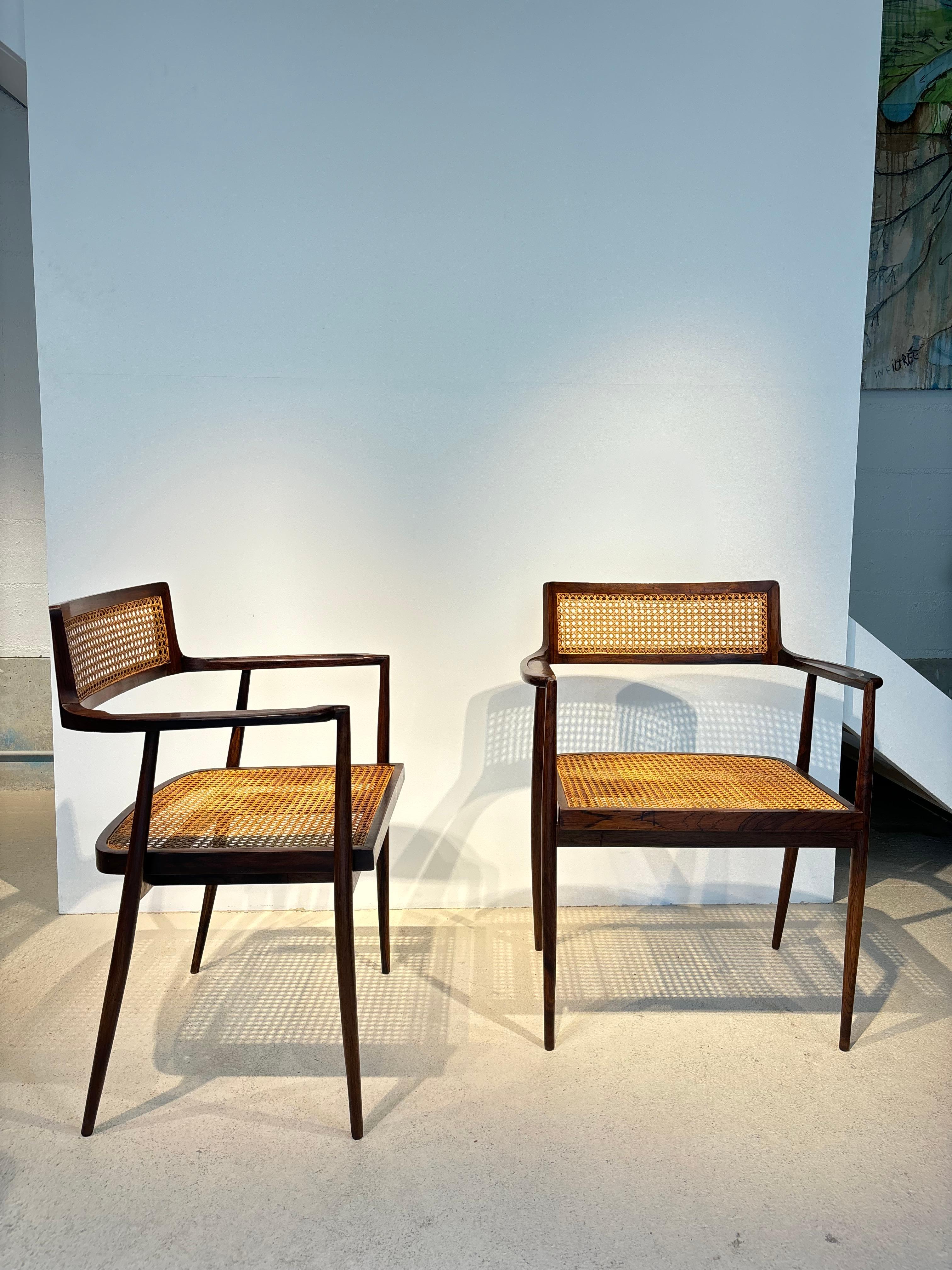Scarce set of Joaquim Tenreiro armchairs