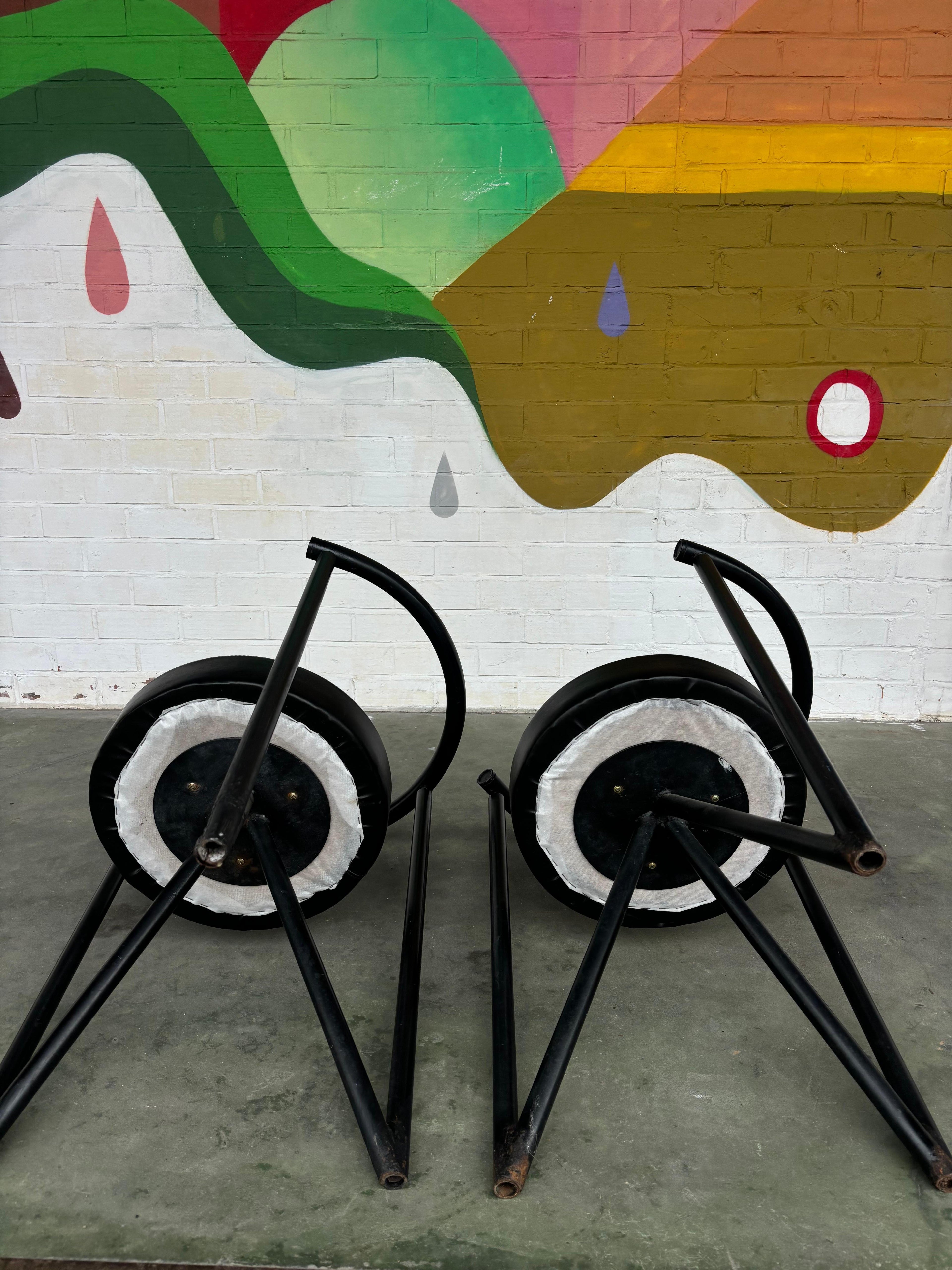 Pair of miss dorn chair by Philippe Starck