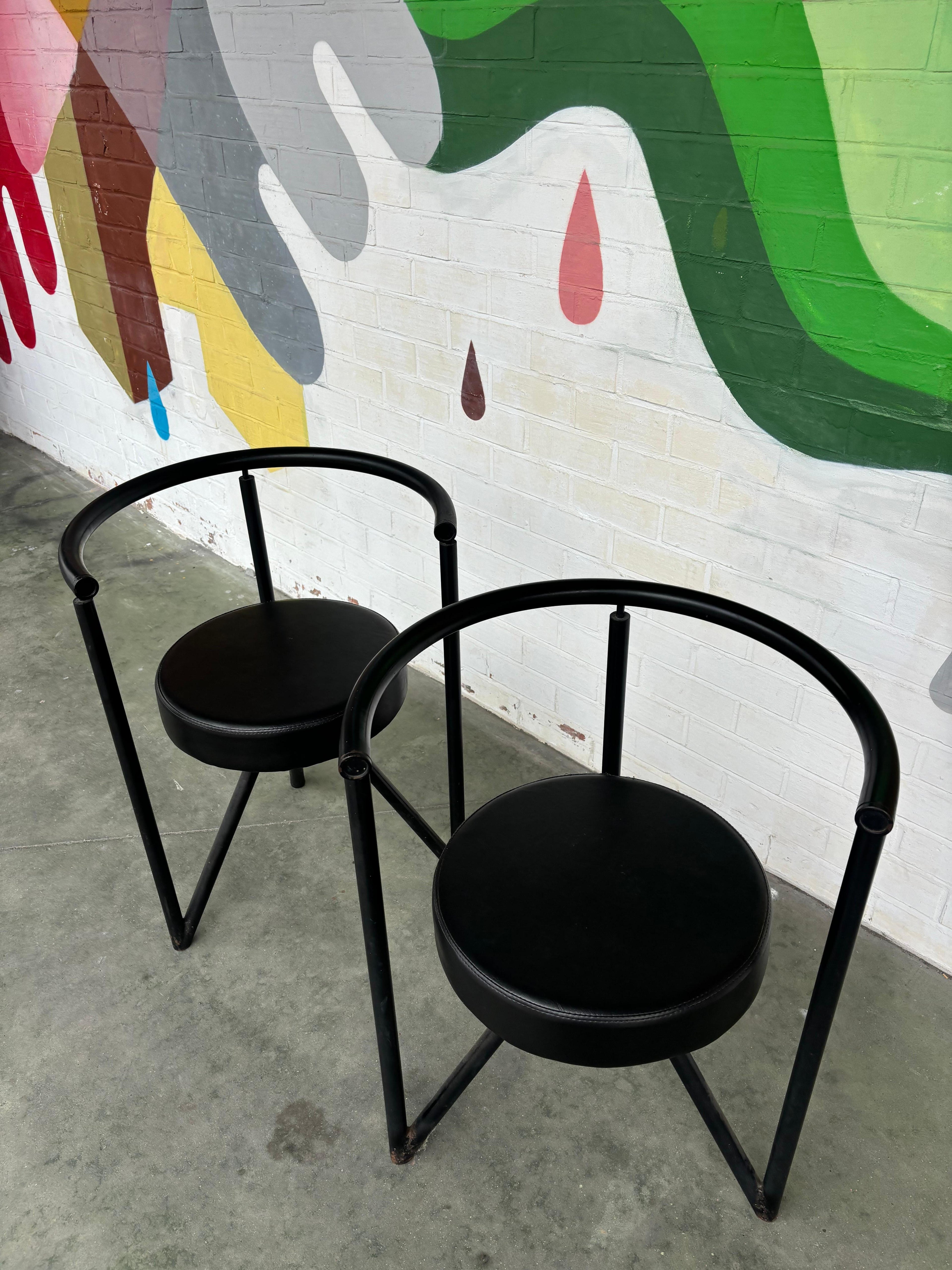 Pair of miss dorn chair by Philippe Starck