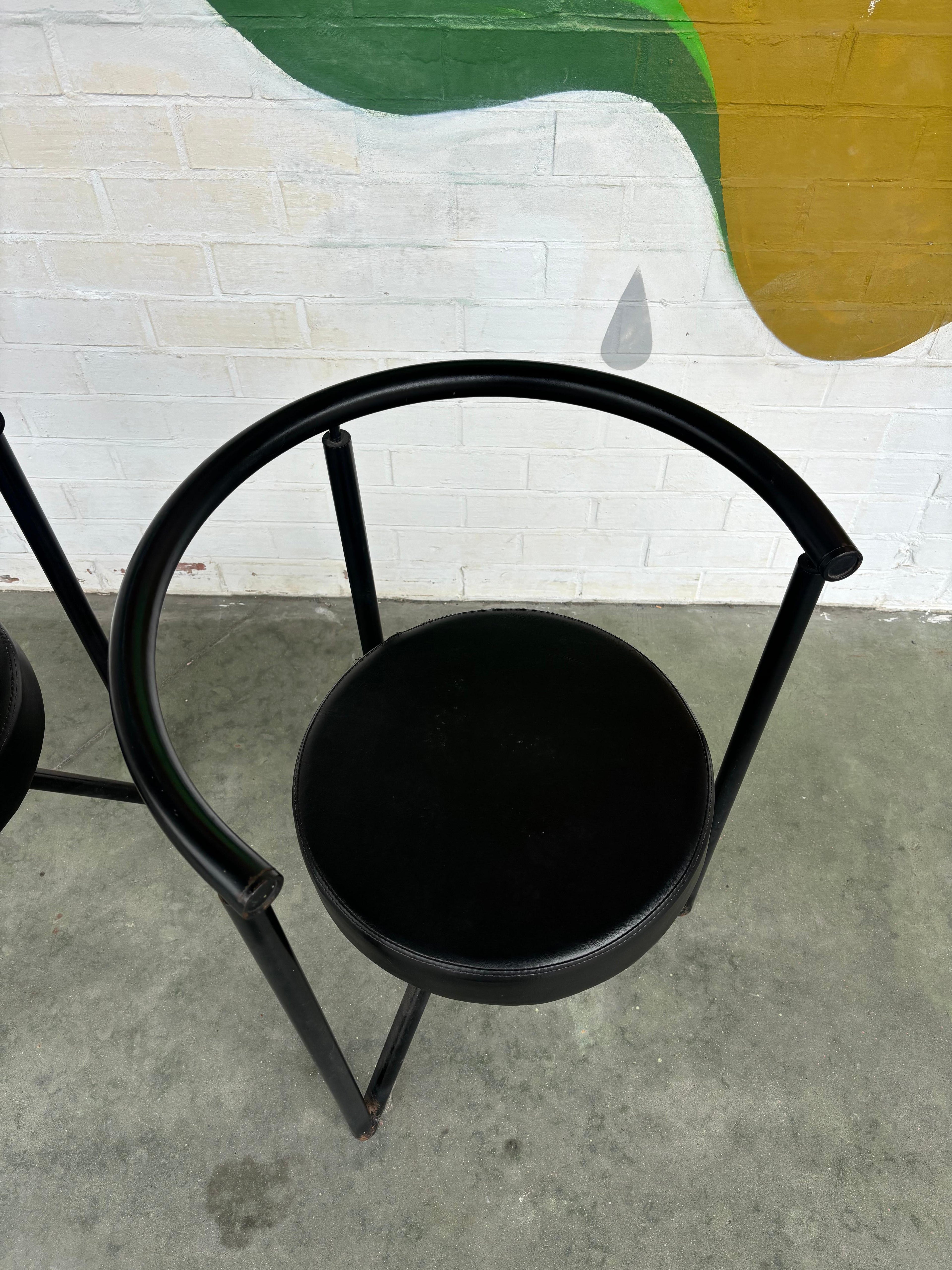 Pair of miss dorn chair by Philippe Starck