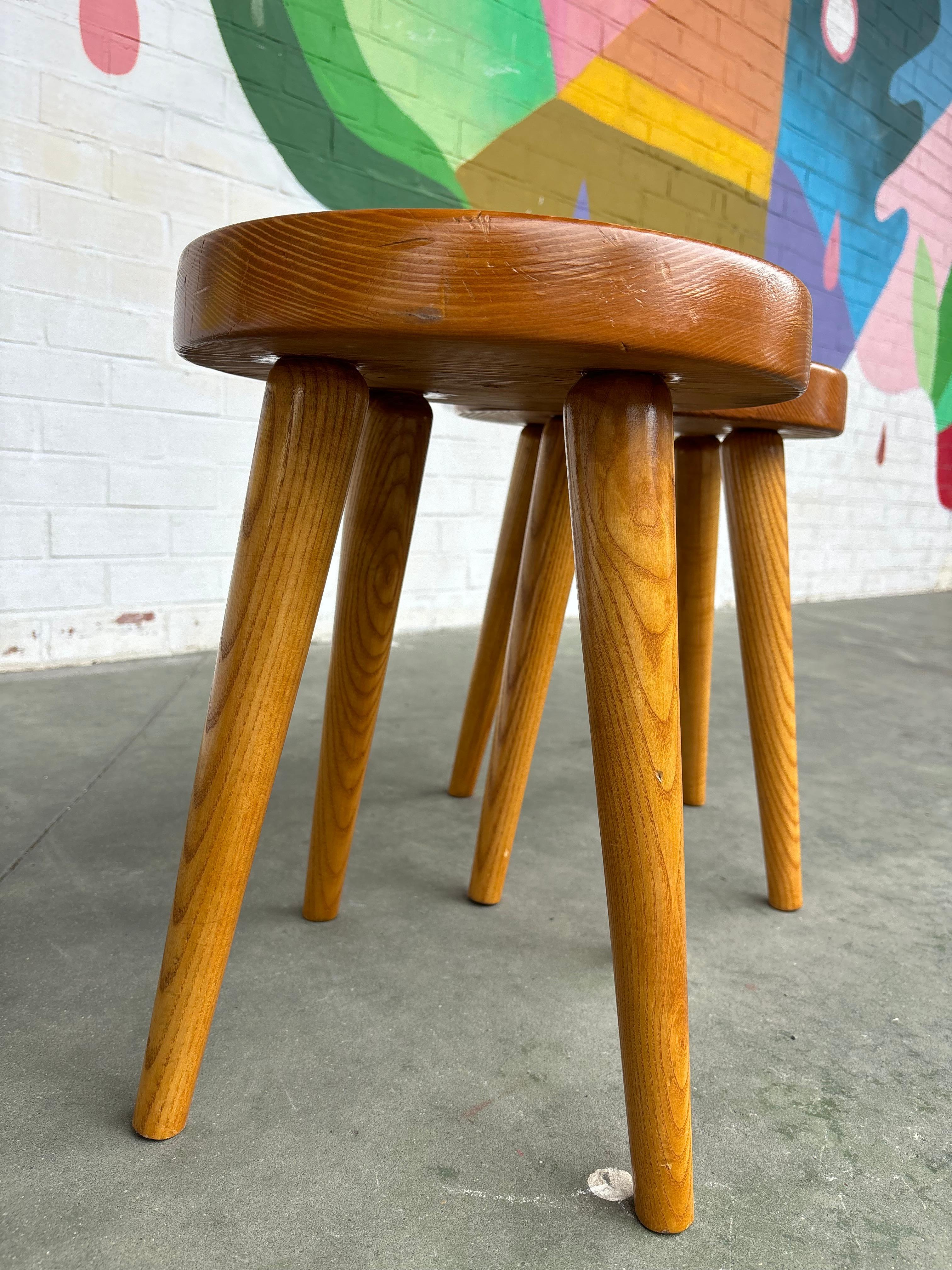 Pair of René Martin Stools