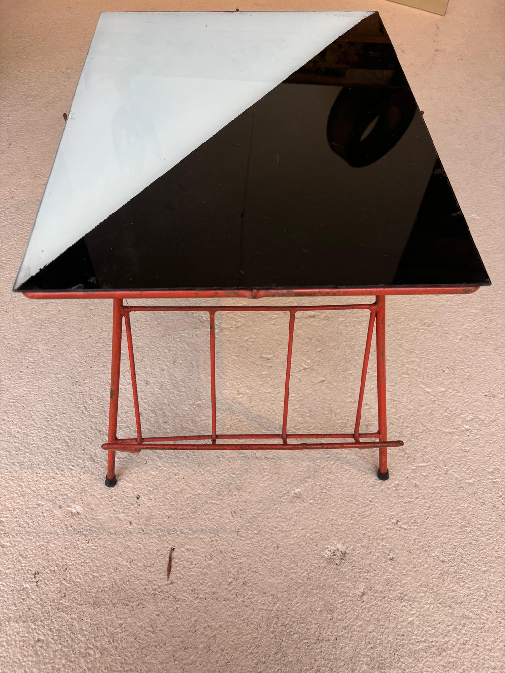 Side table with Magazine Rack by Abraham Palatnik