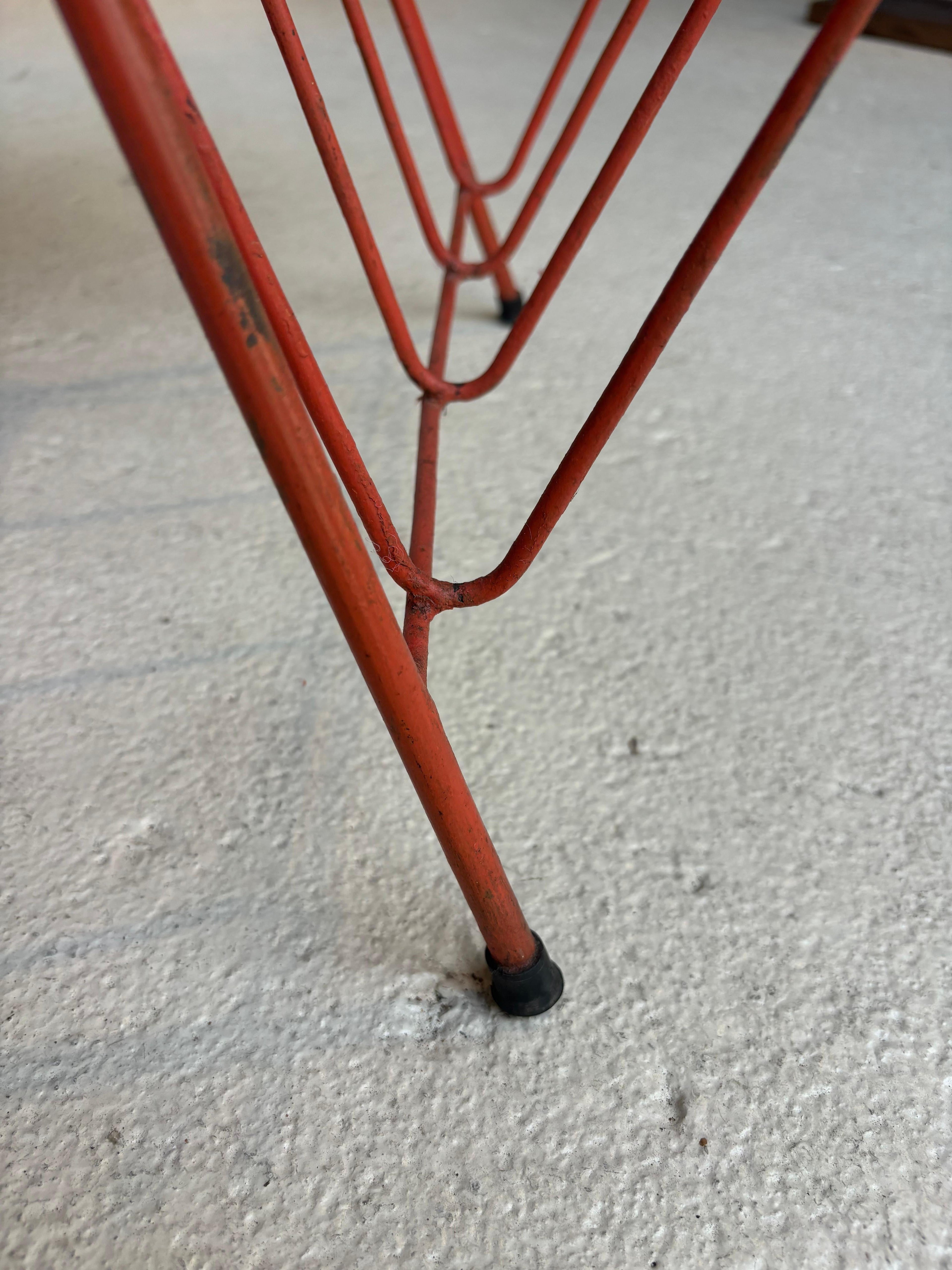 Side table with Magazine Rack by Abraham Palatnik
