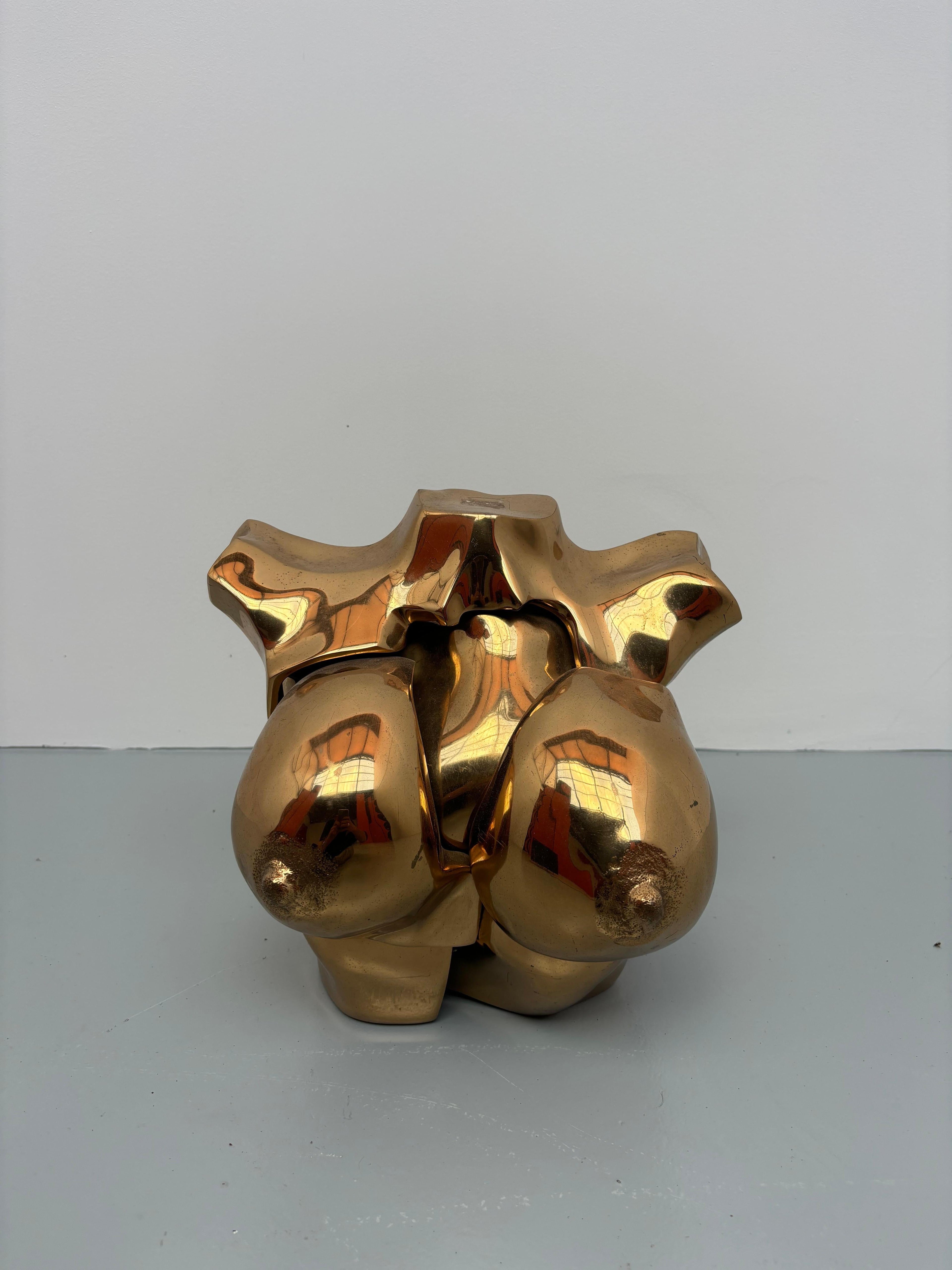 Woman bust in bronze by Michel Jaubert