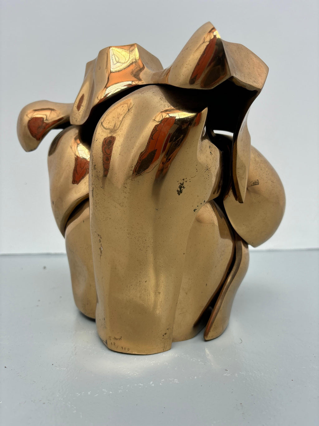 Woman bust in bronze by Michel Jaubert