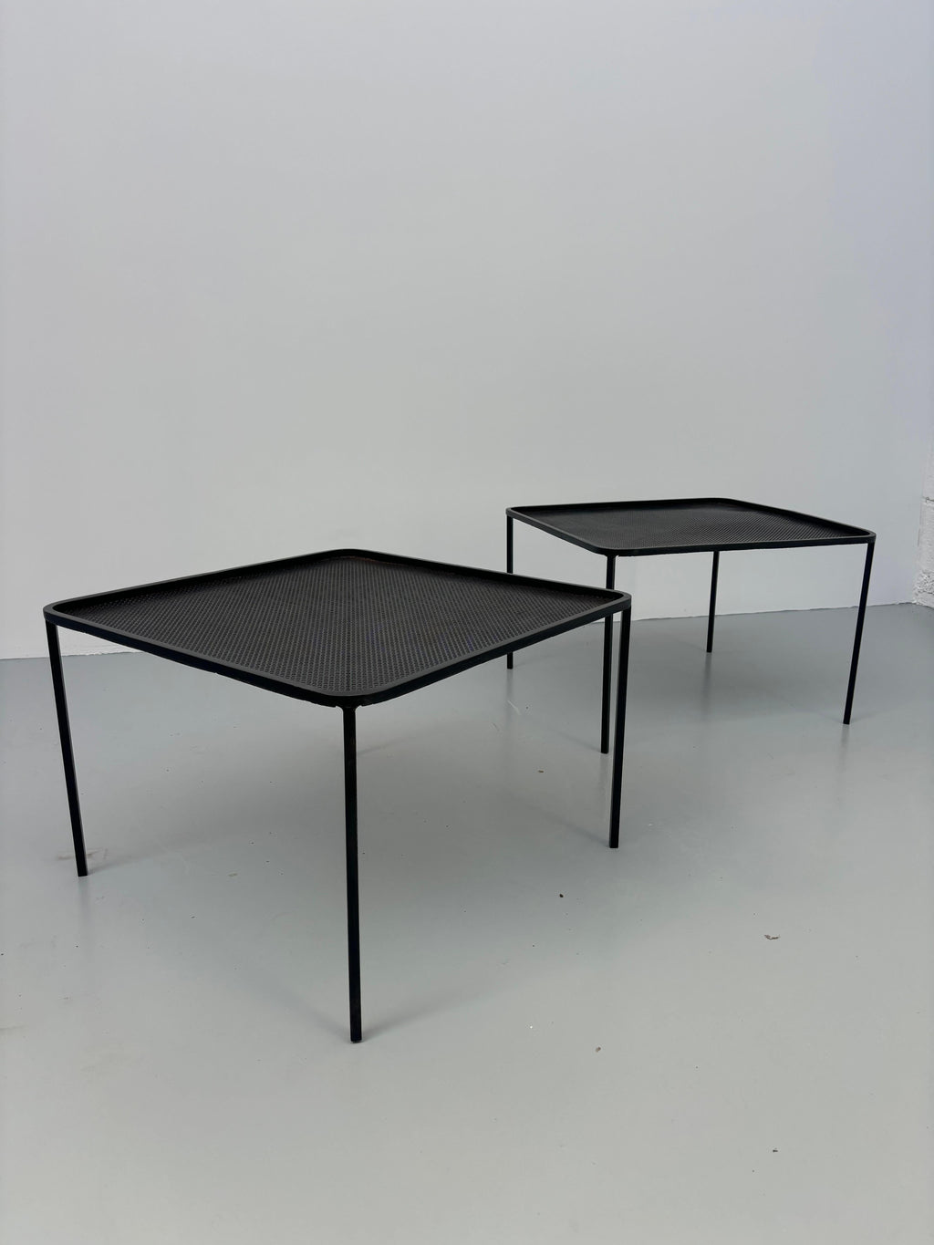 Pair of side tables by Mathieu Matégot