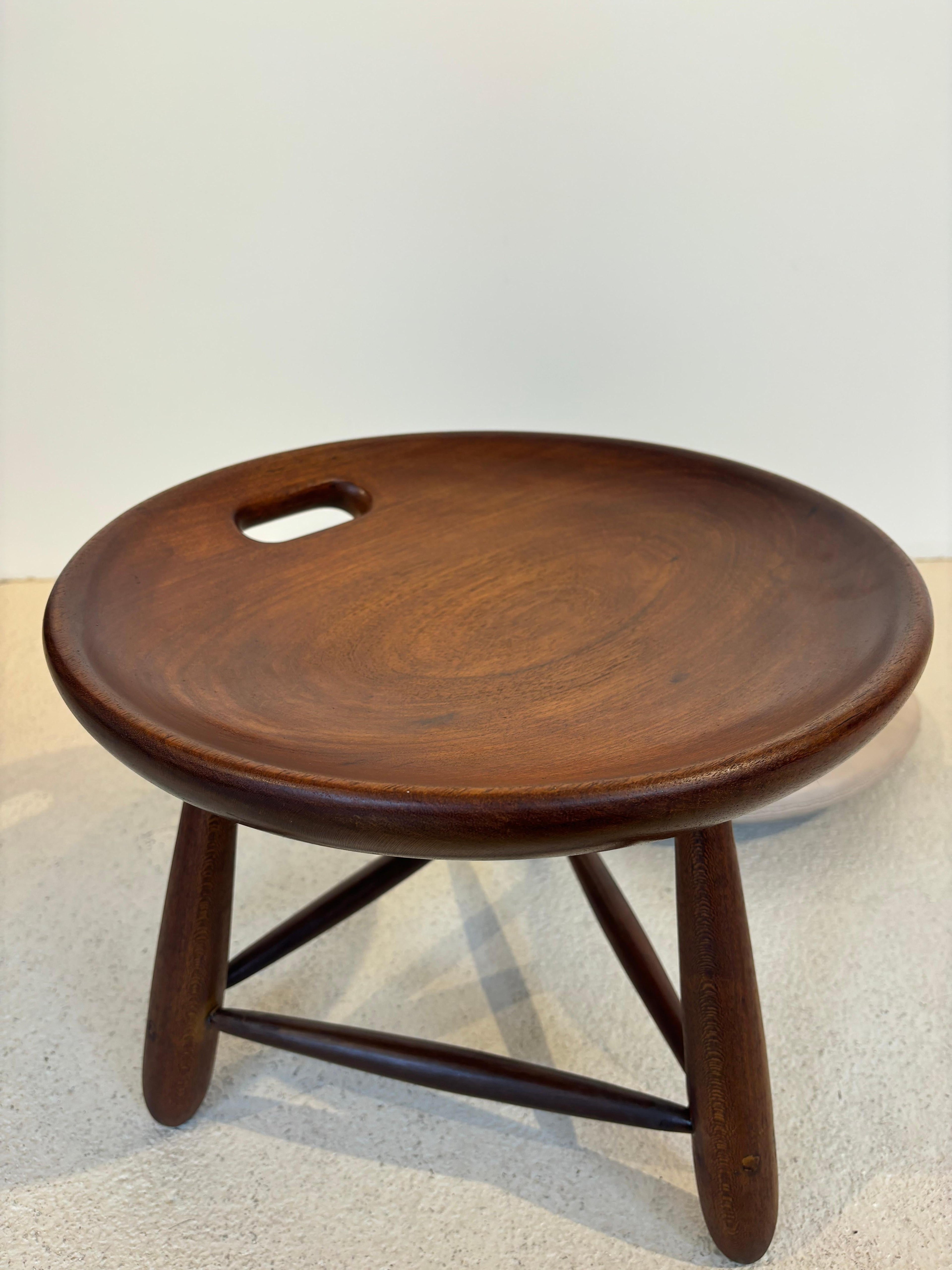 Early mocho stool by Sergio Rodrigues