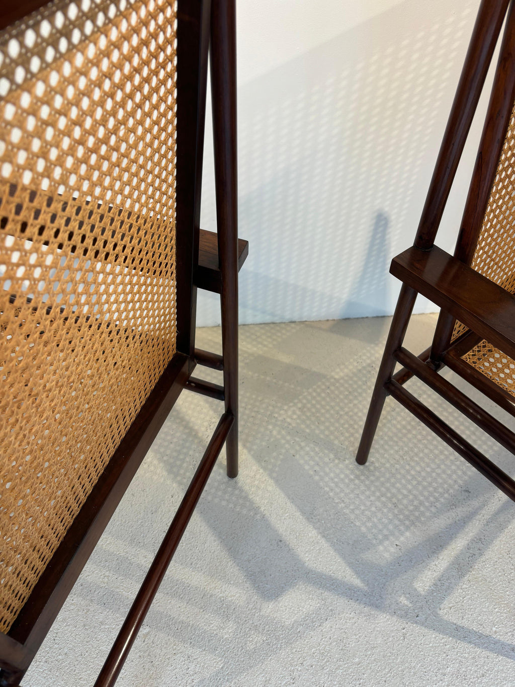 Scarce pair of estolril chairs by Joaquim Tenreiro