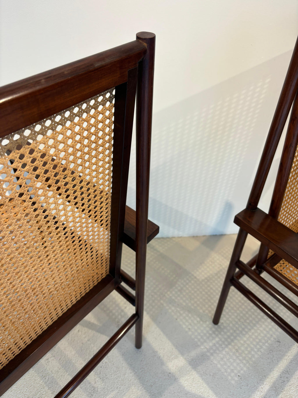 Scarce pair of estolril chairs by Joaquim Tenreiro