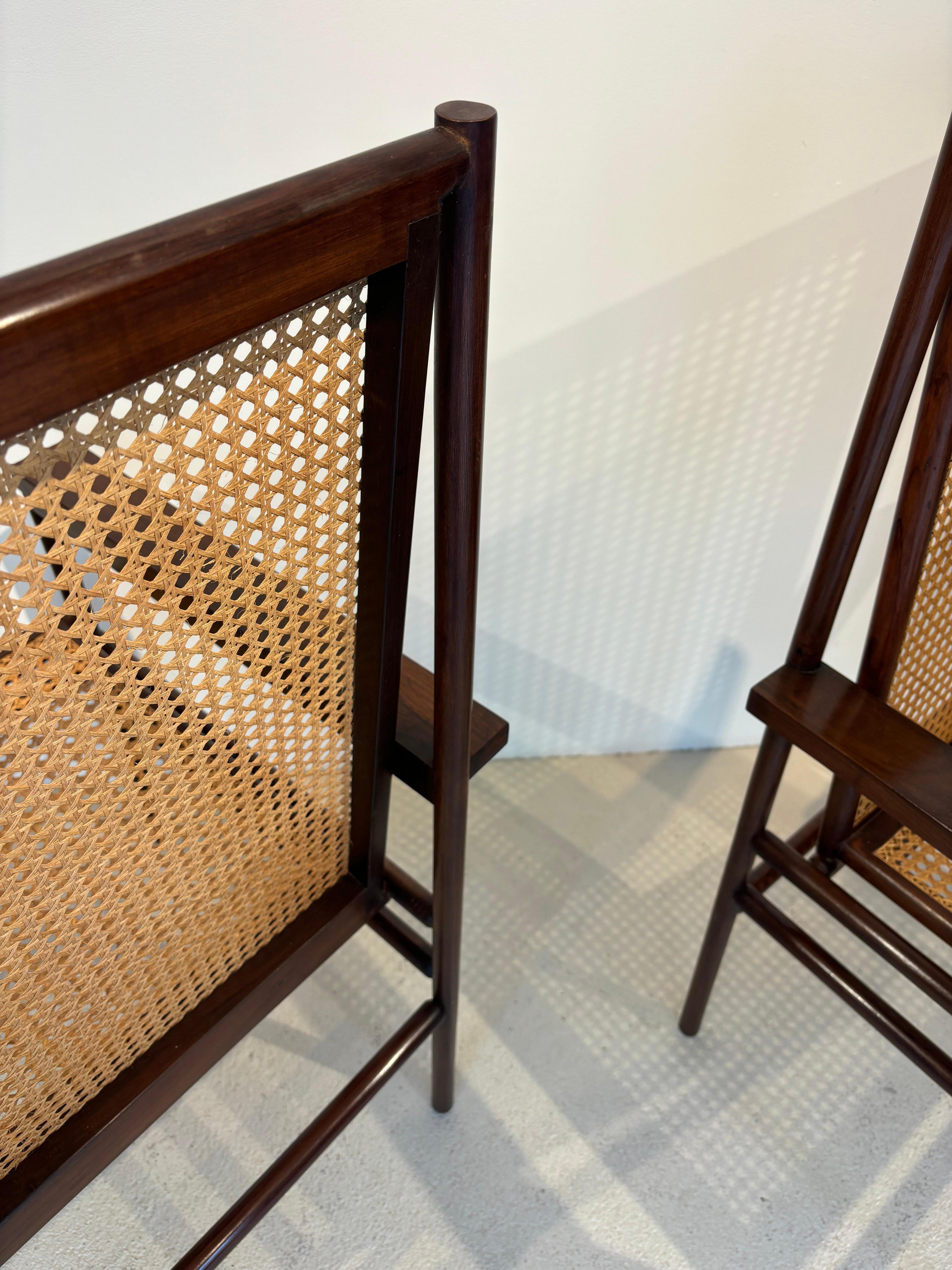 Scarce pair of estolril chairs by Joaquim Tenreiro