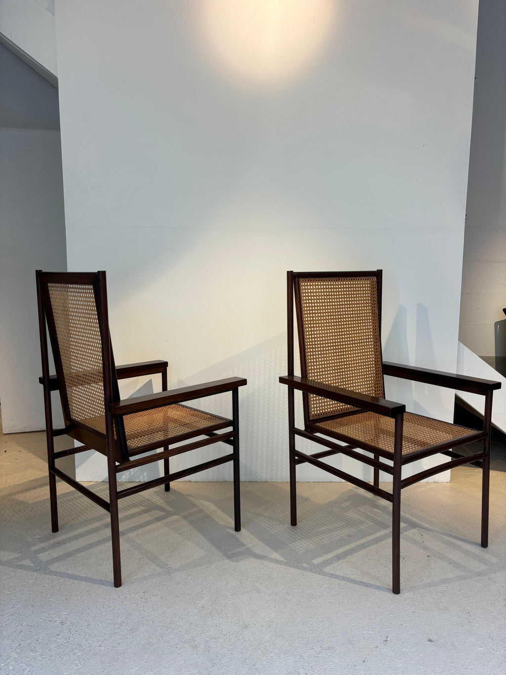 Scarce pair of estolril chairs by Joaquim Tenreiro