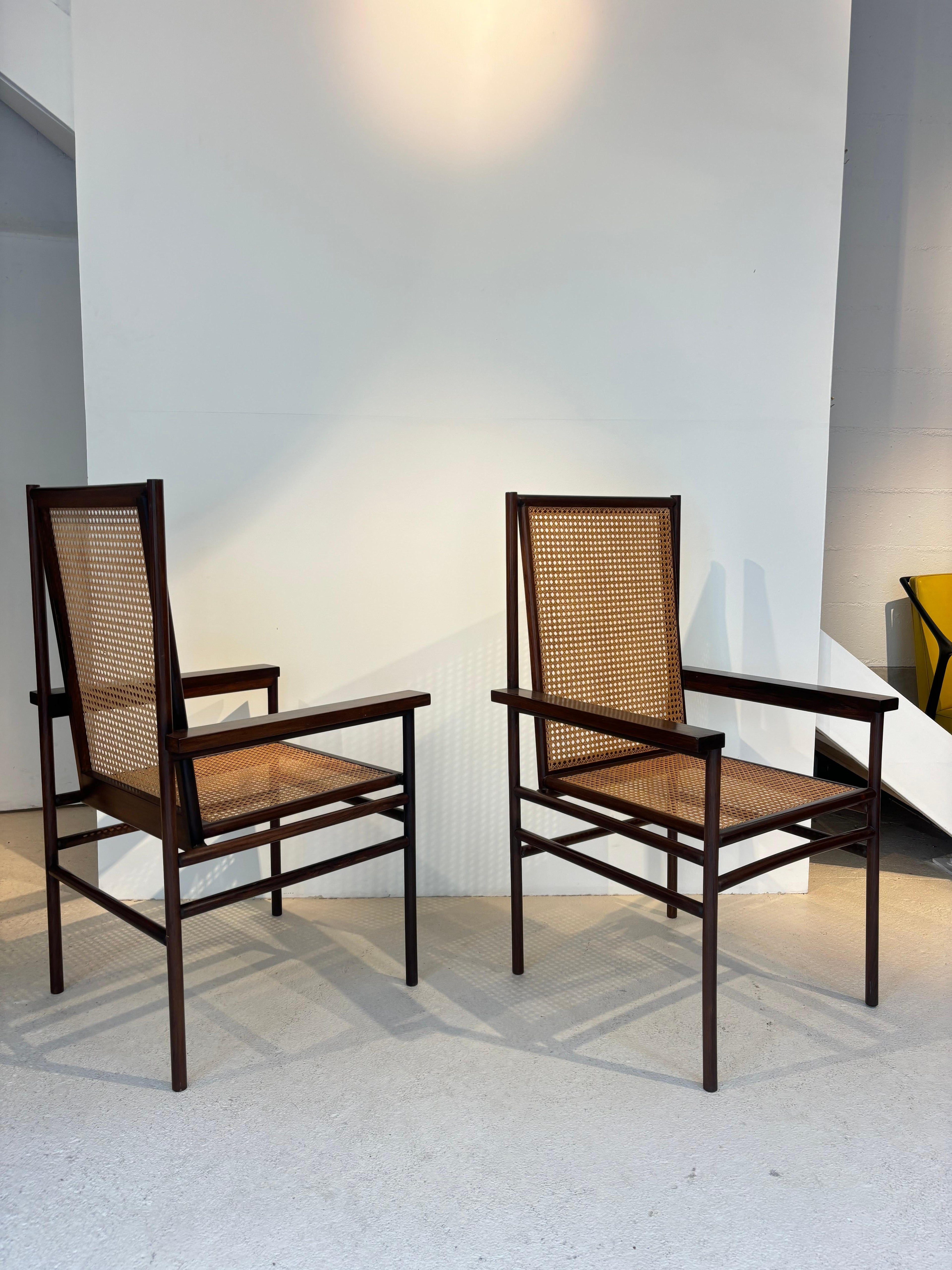 Scarce pair of estolril chairs by Joaquim Tenreiro