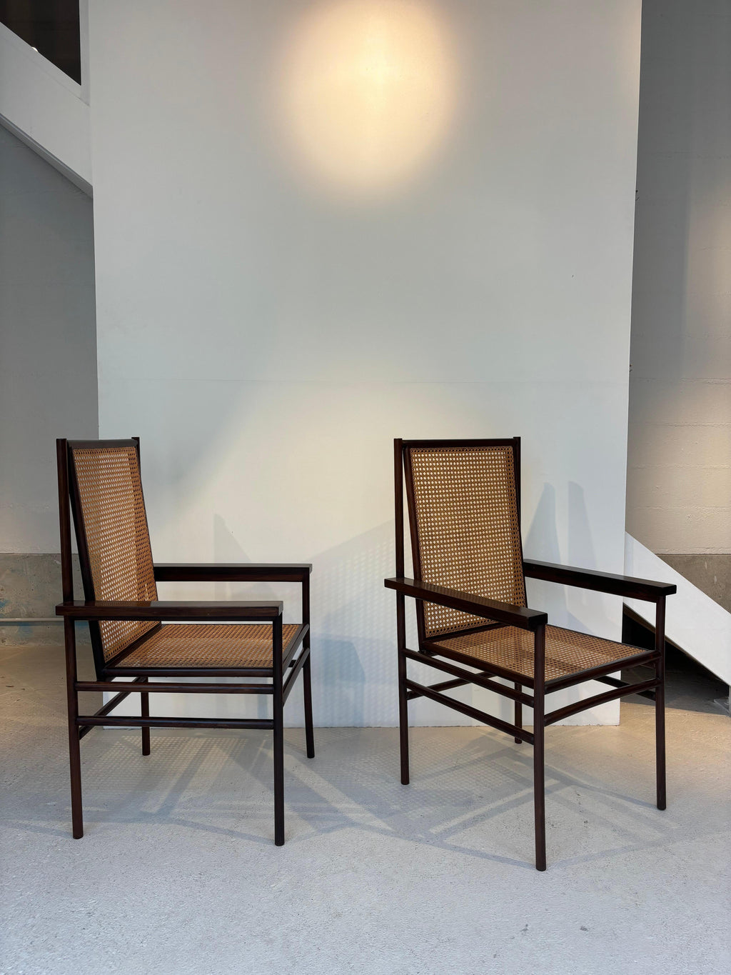 Scarce pair of estolril chairs by Joaquim Tenreiro