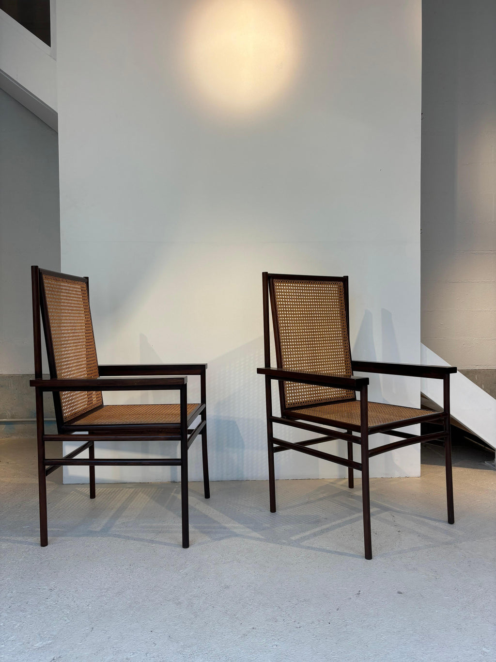 Scarce pair of estolril chairs by Joaquim Tenreiro