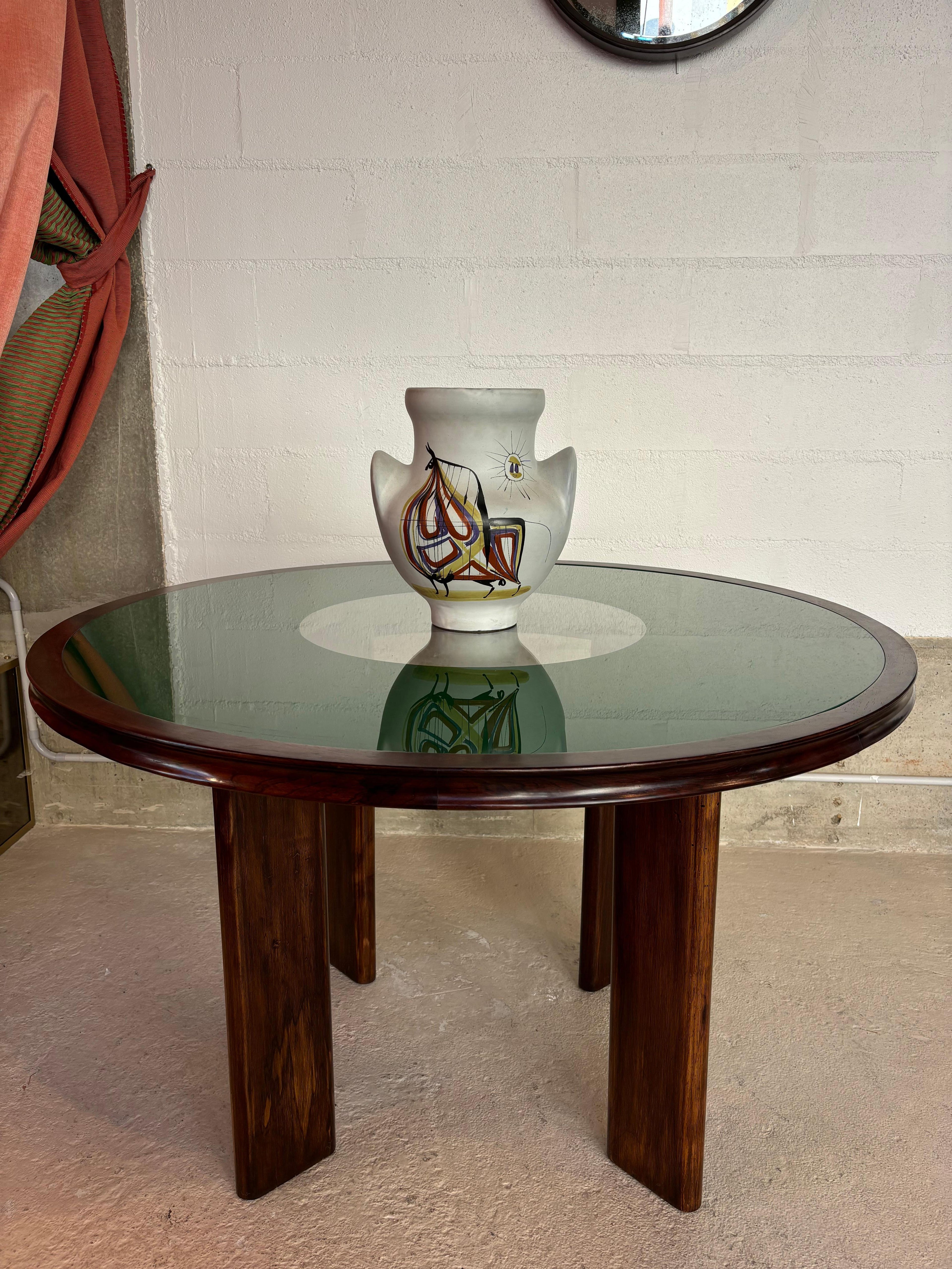 Scarce dining table by Joaquim Tenreiro