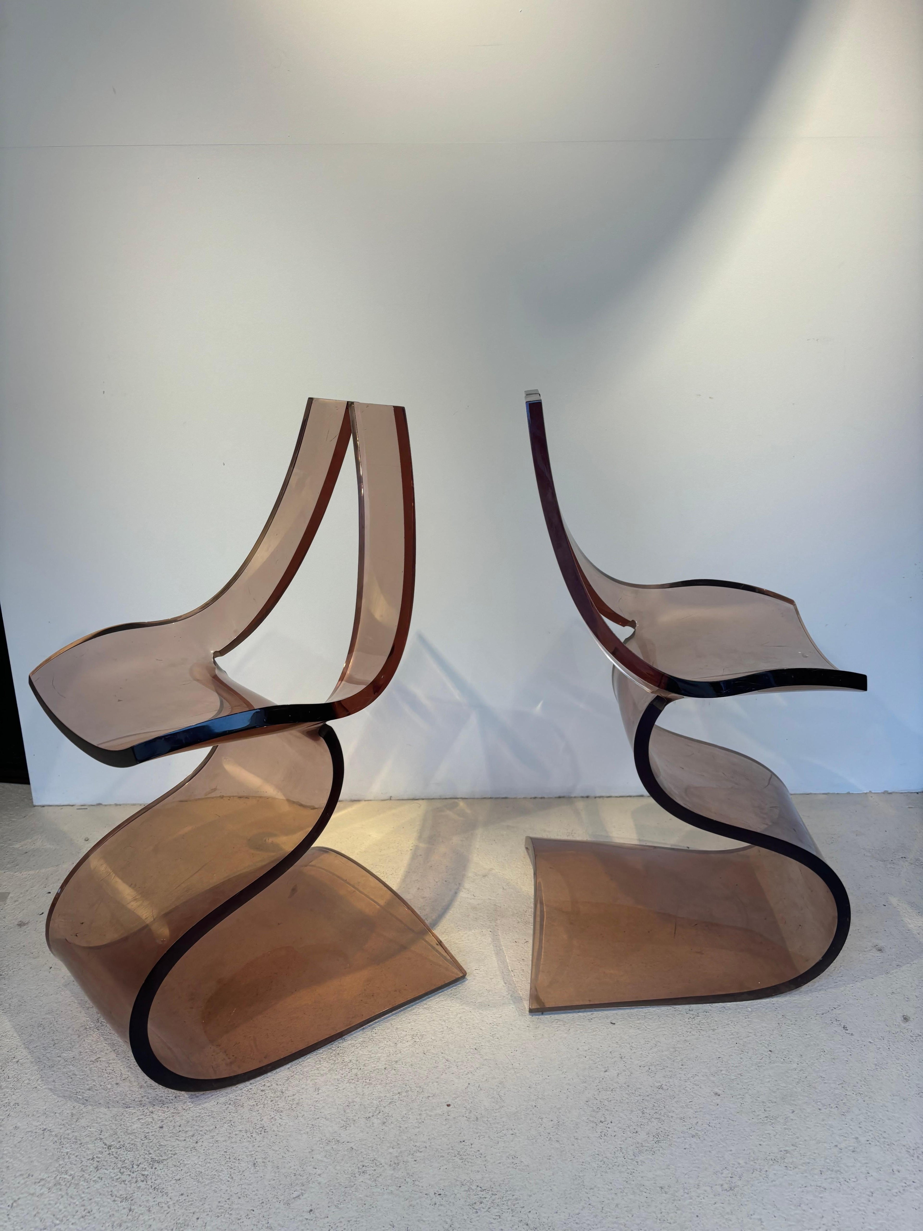 Set of 4 chairs by Michel Dumas