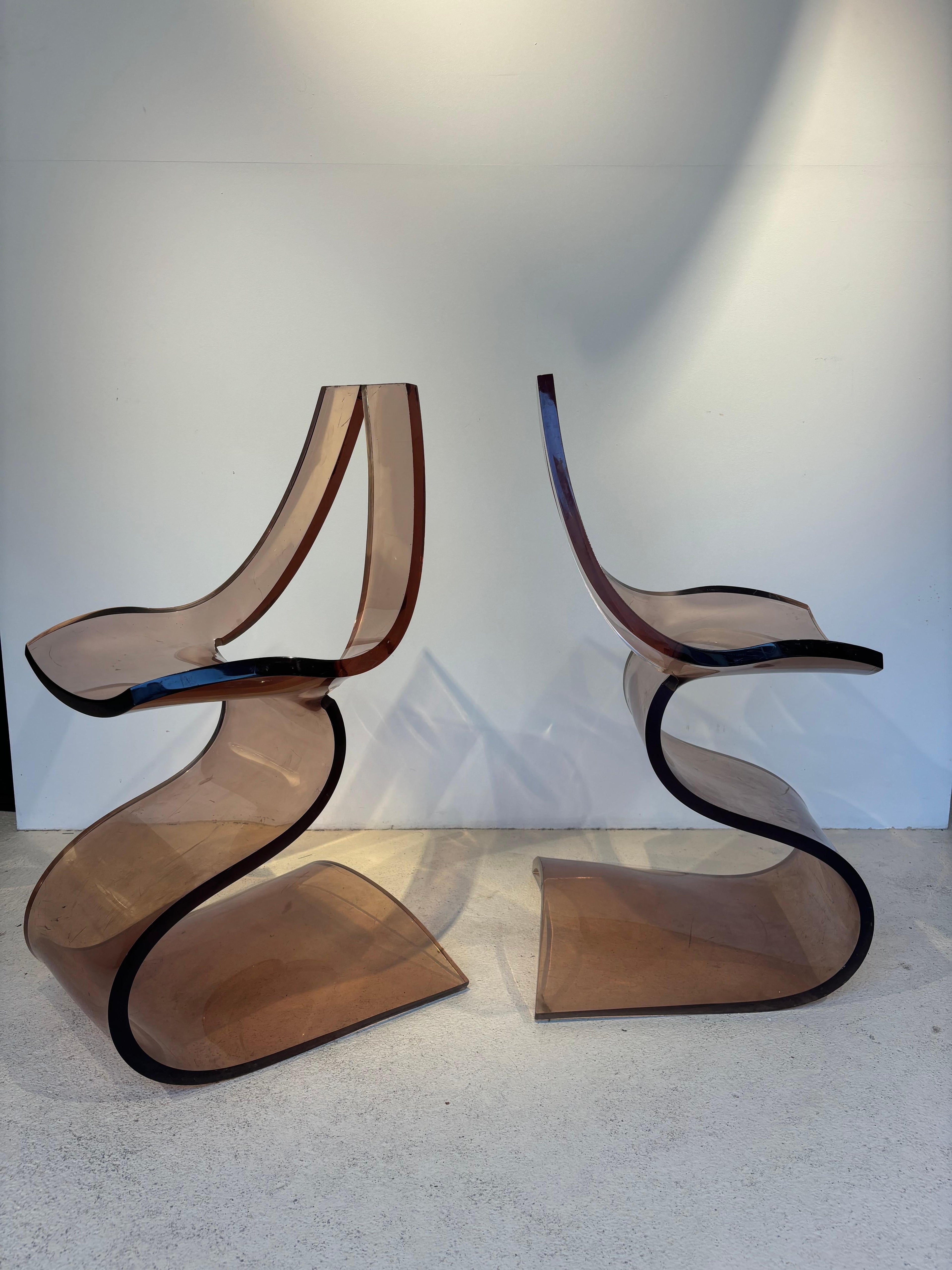 Set of 4 chairs by Michel Dumas