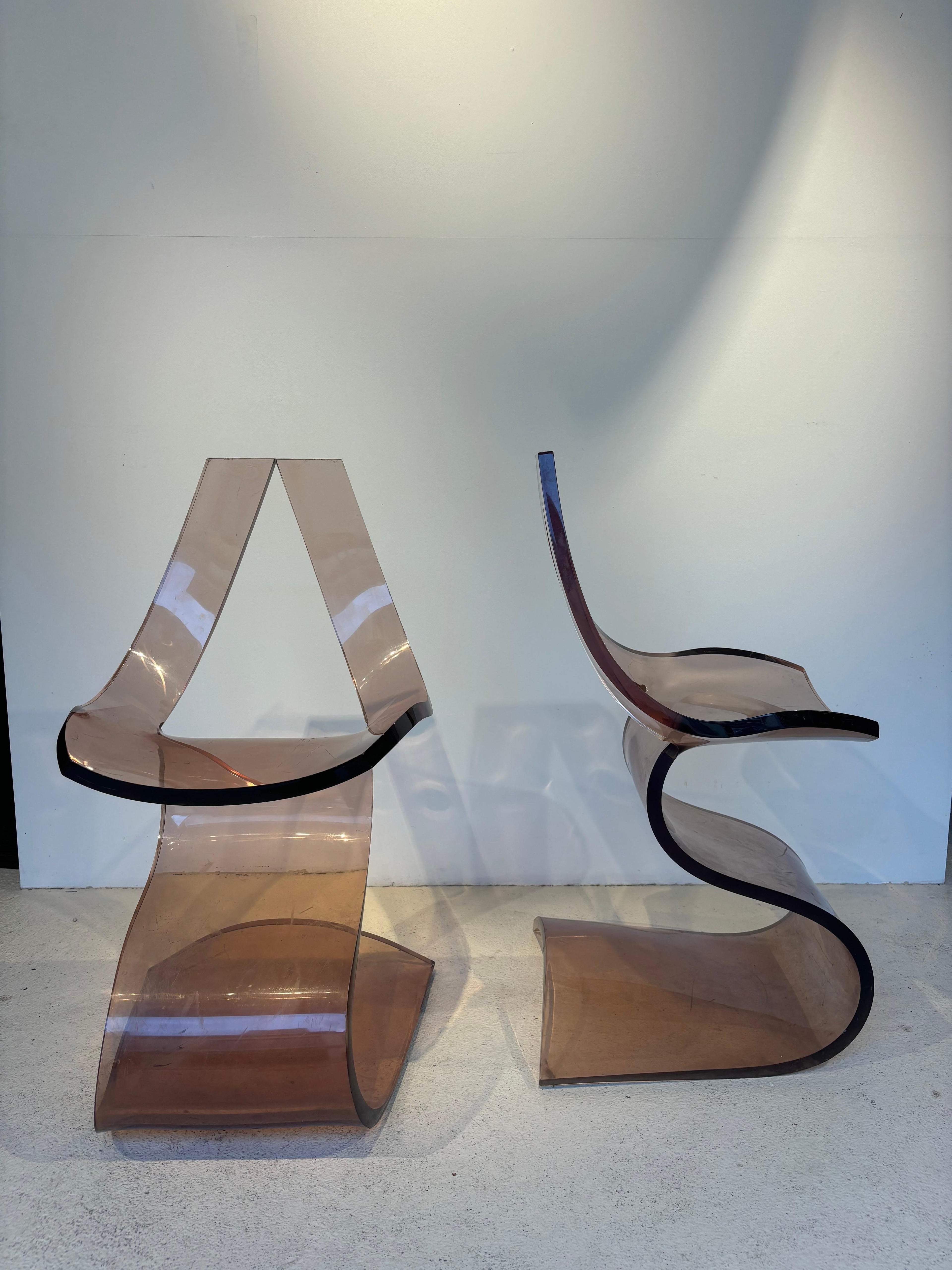 Set of 4 chairs by Michel Dumas