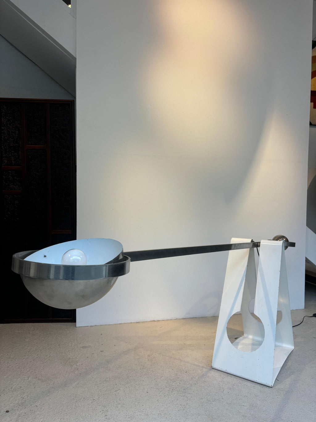 Scarce floorlamp by Sabine Charoy for Verre et Lumières.