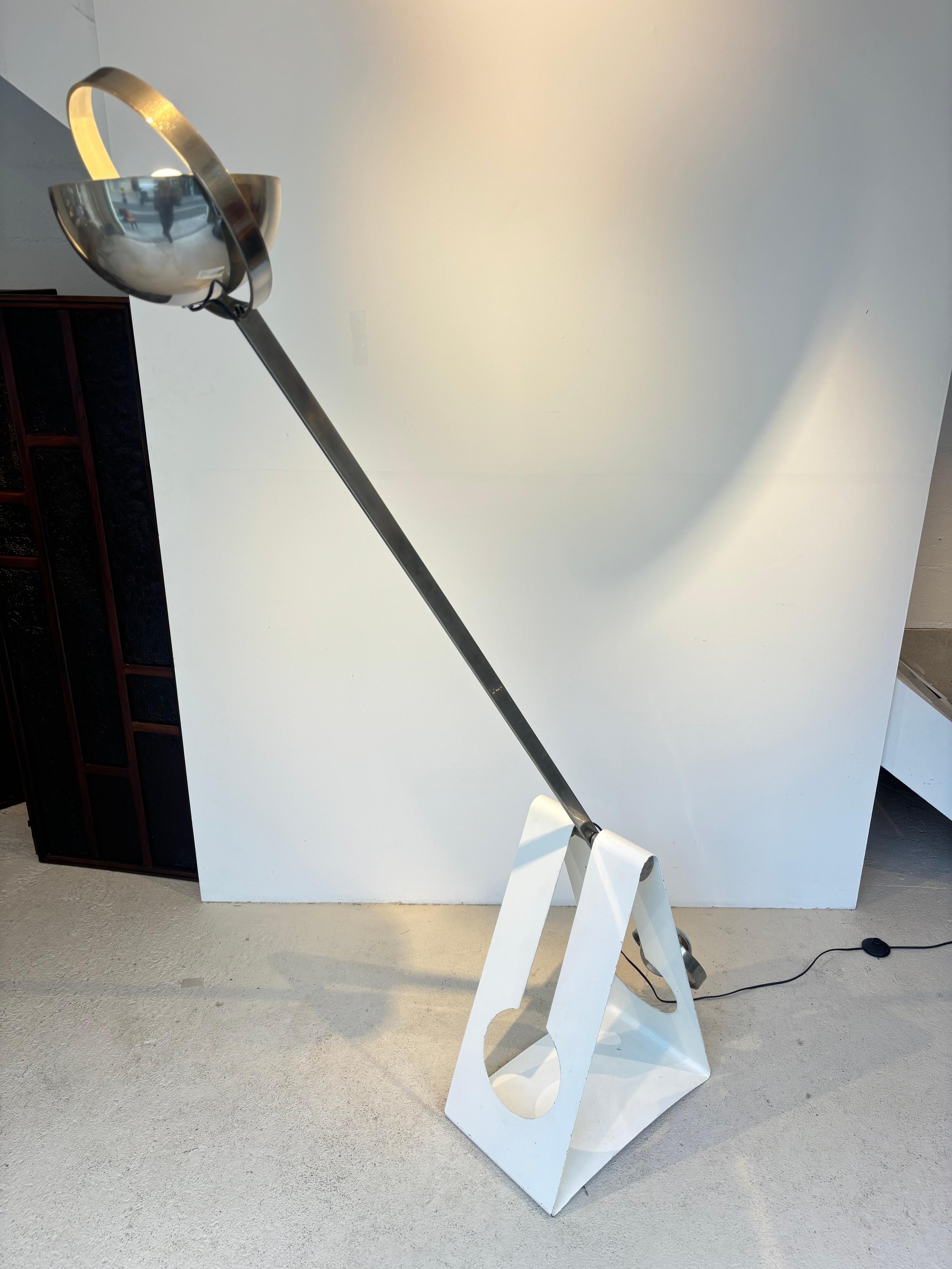 Scarce floorlamp by Sabine Charoy for Verre et Lumières.