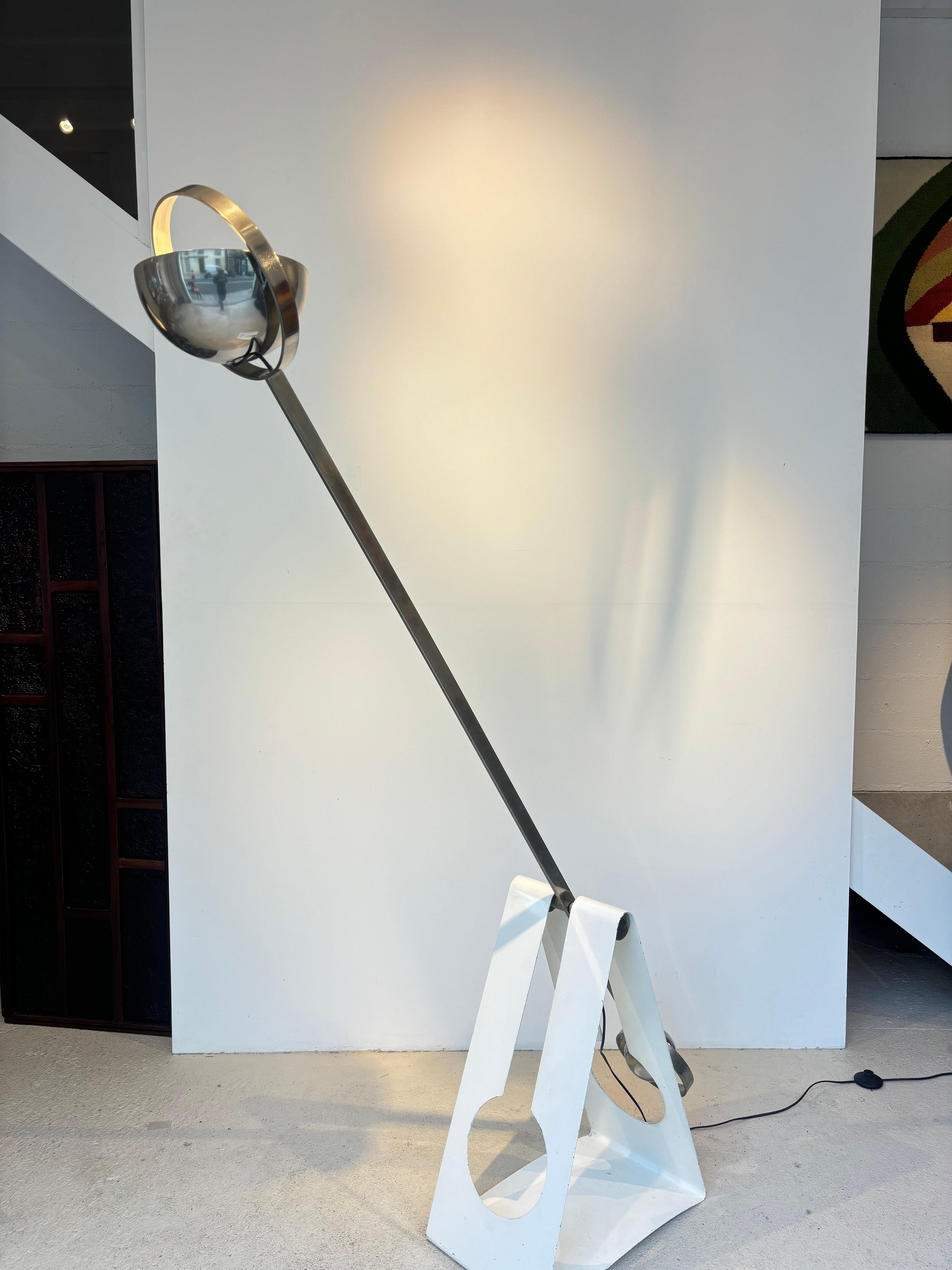 Scarce floorlamp by Sabine Charoy for Verre et Lumières.