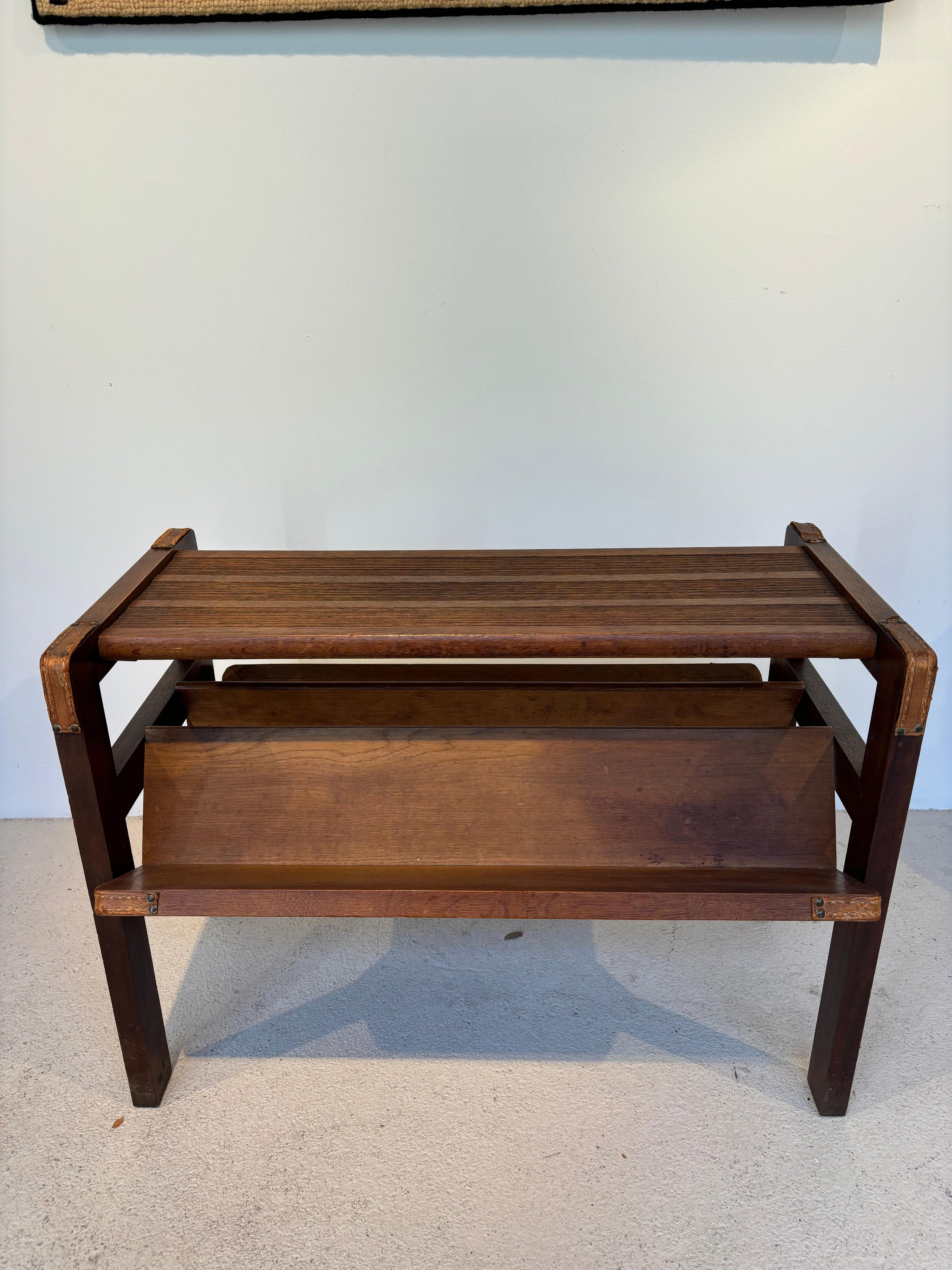 Side table by Jacques Adnet