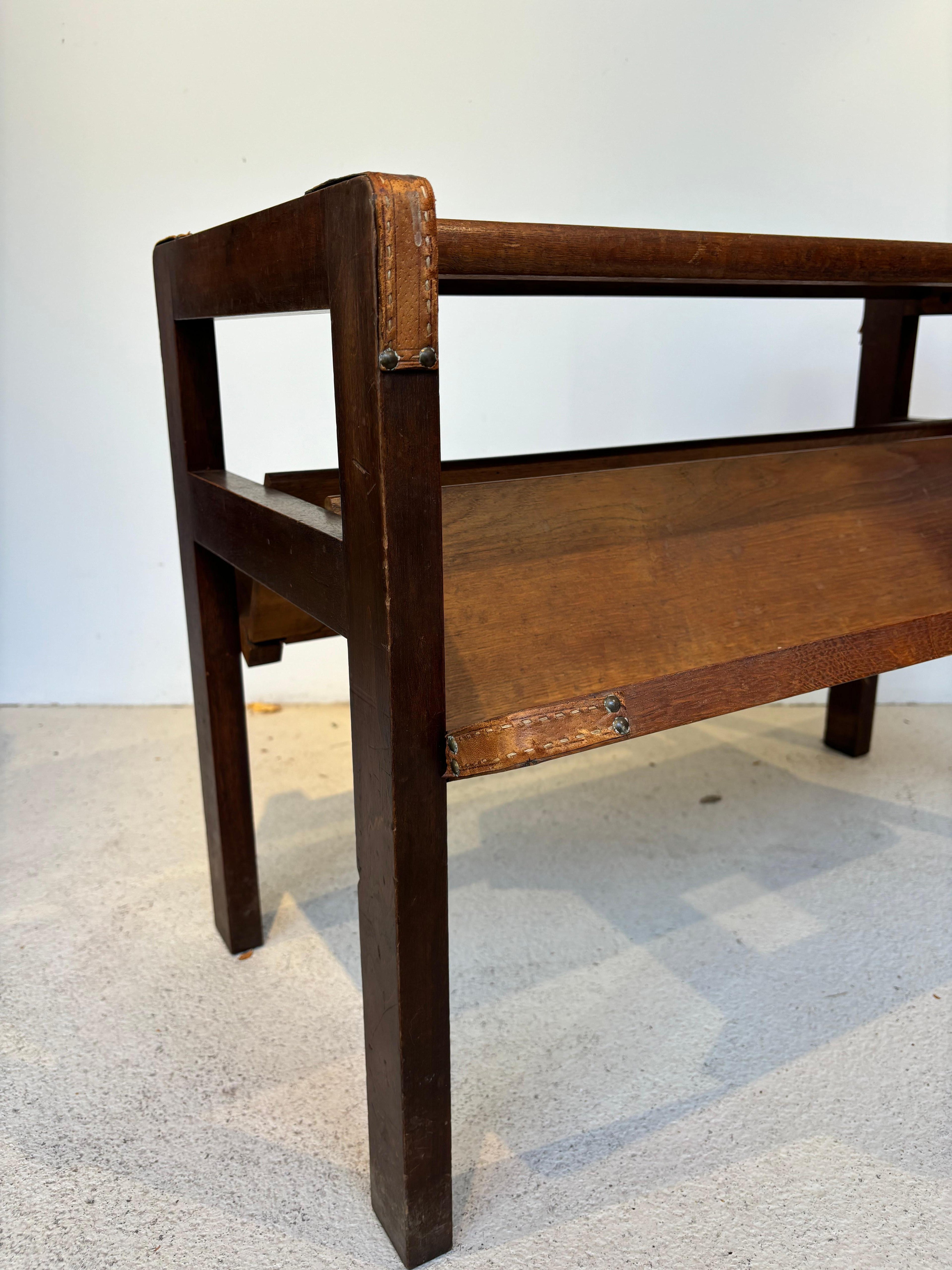 Side table by Jacques Adnet