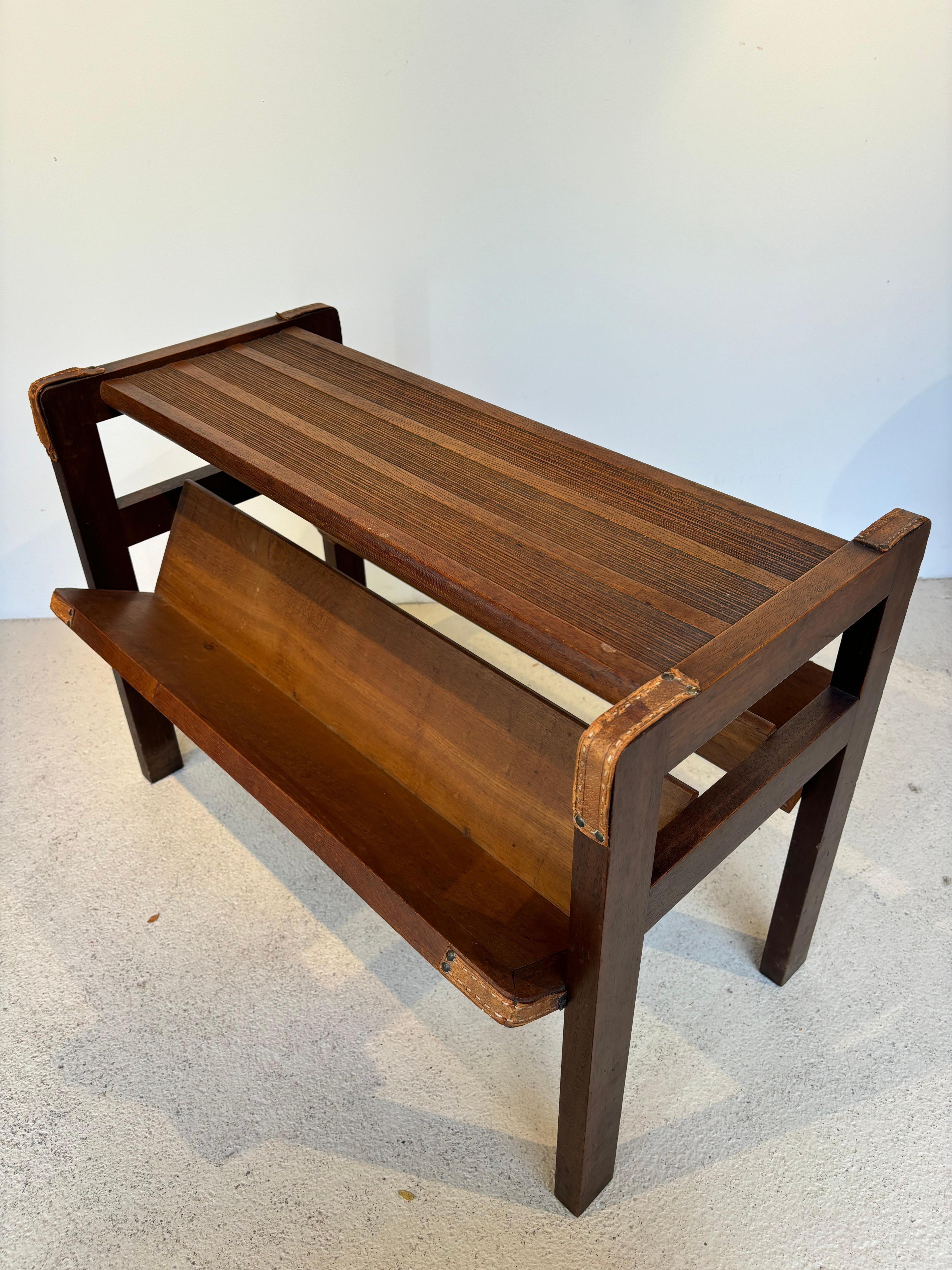 Side table by Jacques Adnet