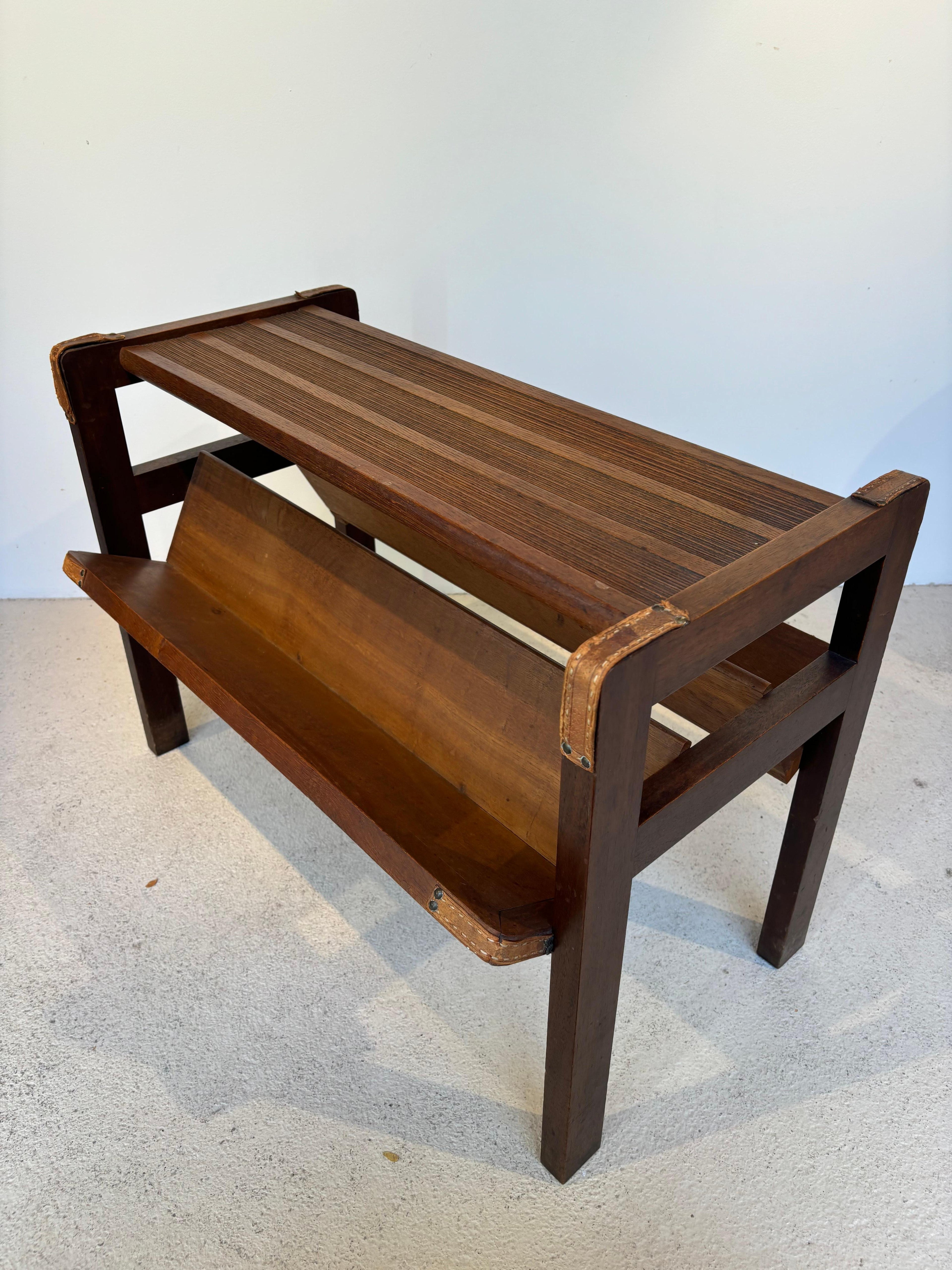 Side table by Jacques Adnet