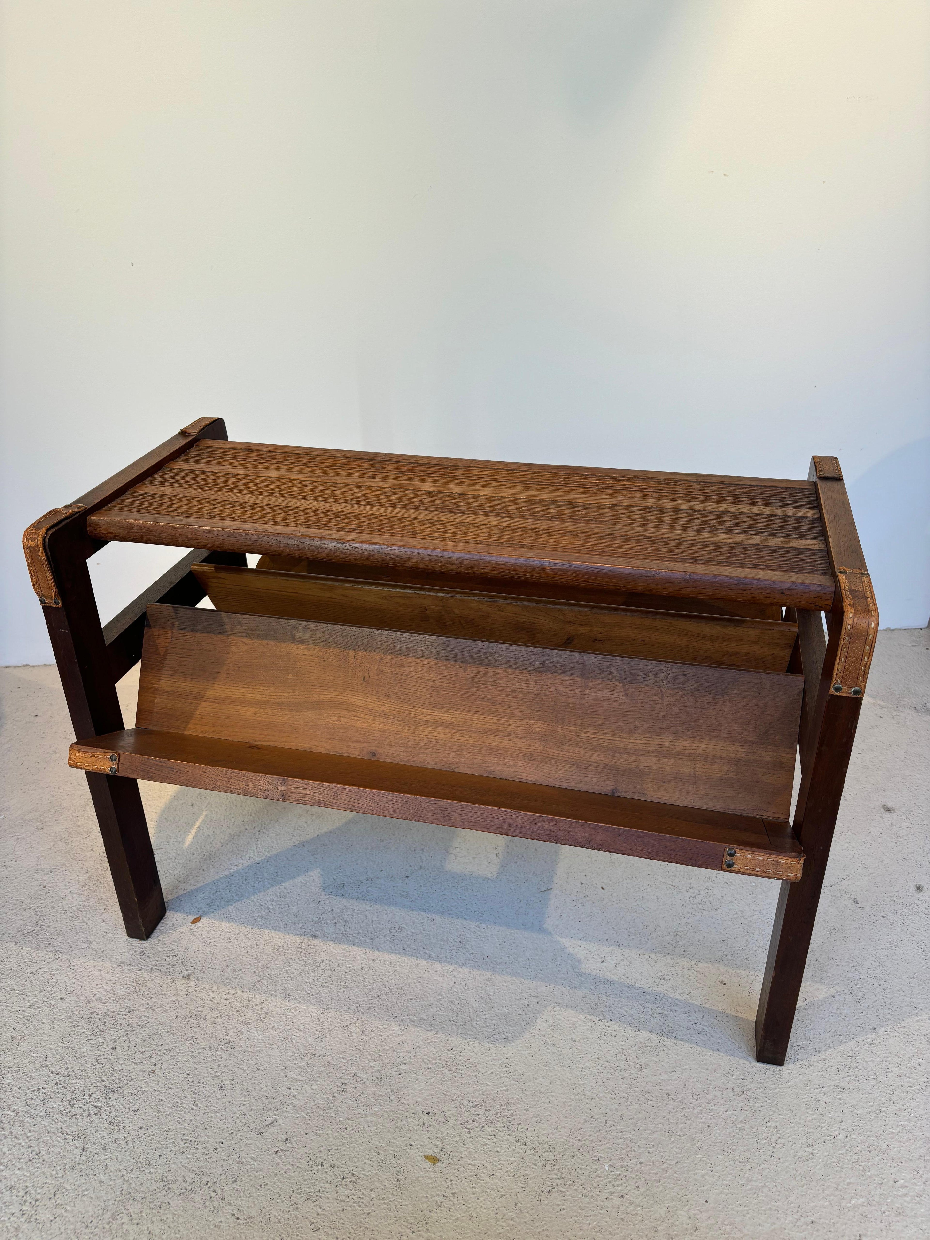 Side table by Jacques Adnet