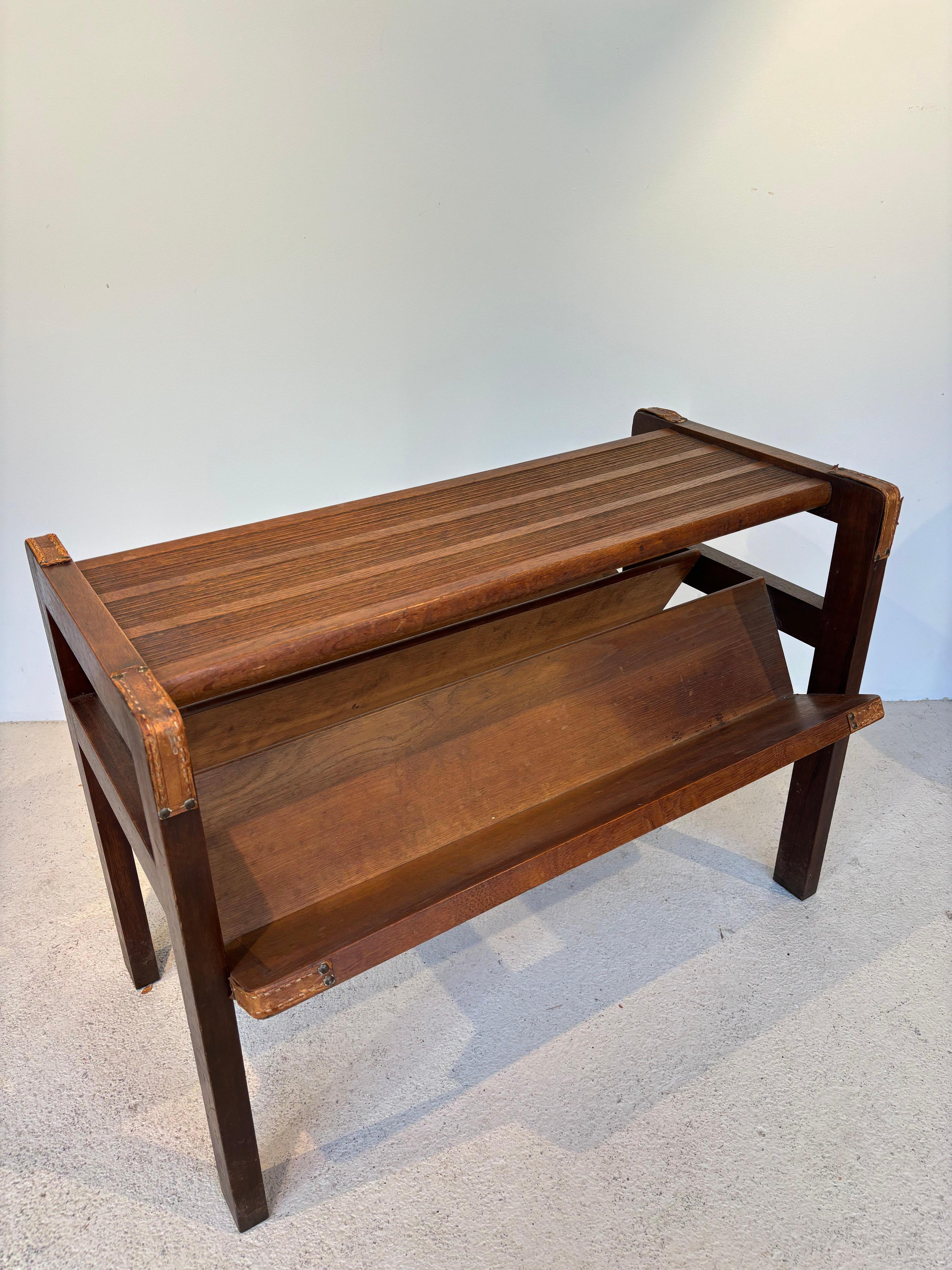 Side table by Jacques Adnet