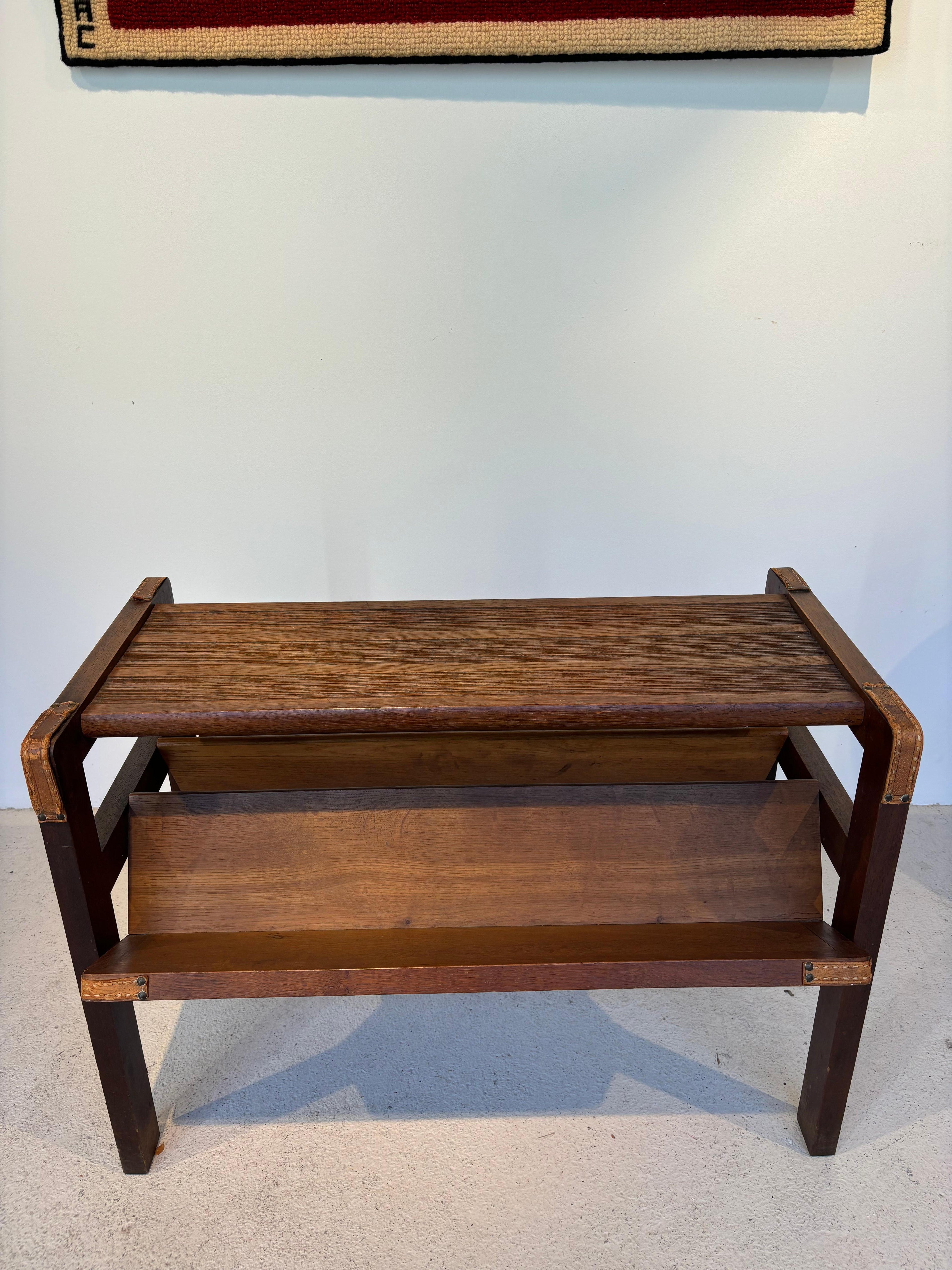 Side table by Jacques Adnet