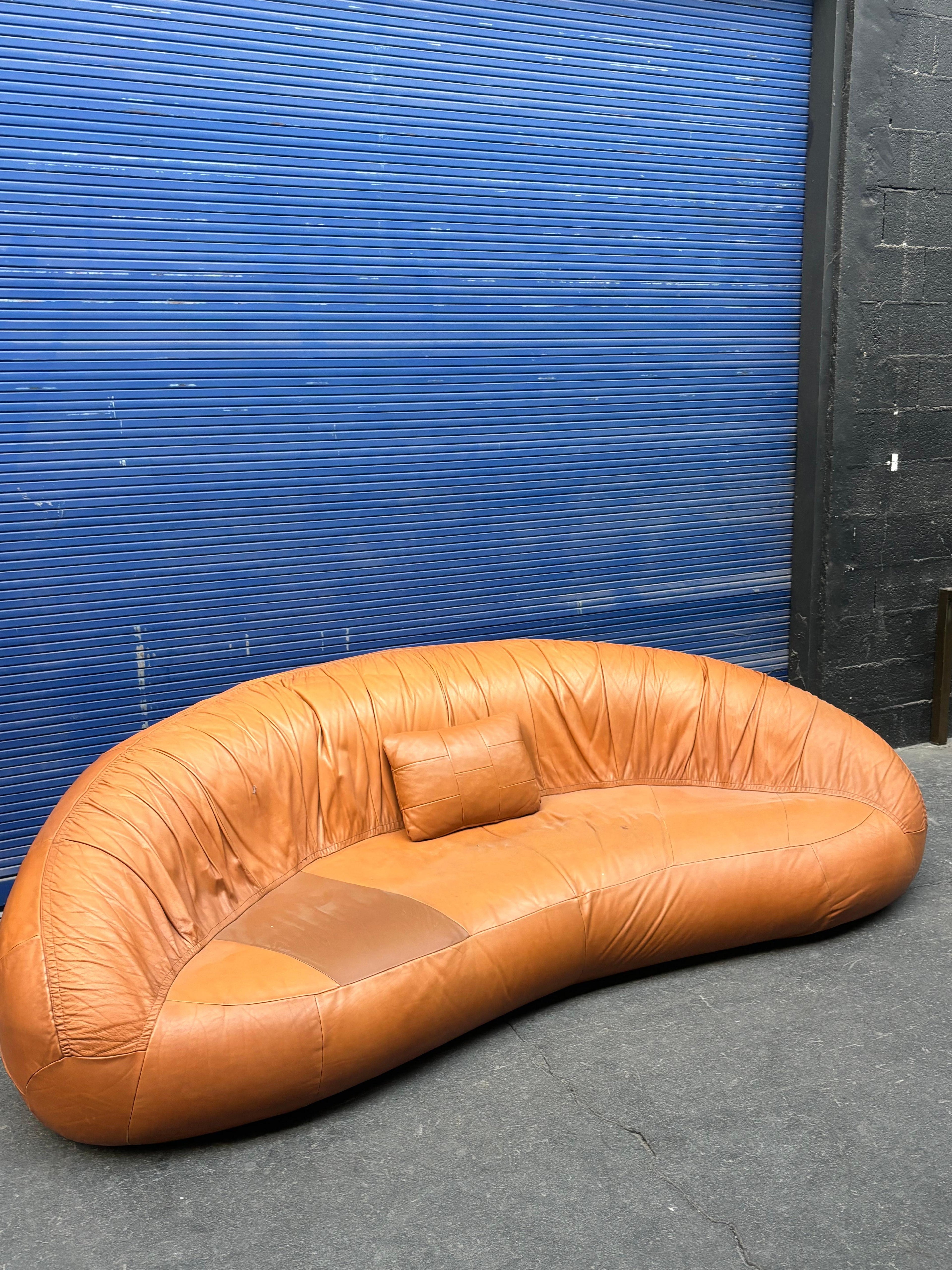 Moon sofa attributed to Raphael Raffel