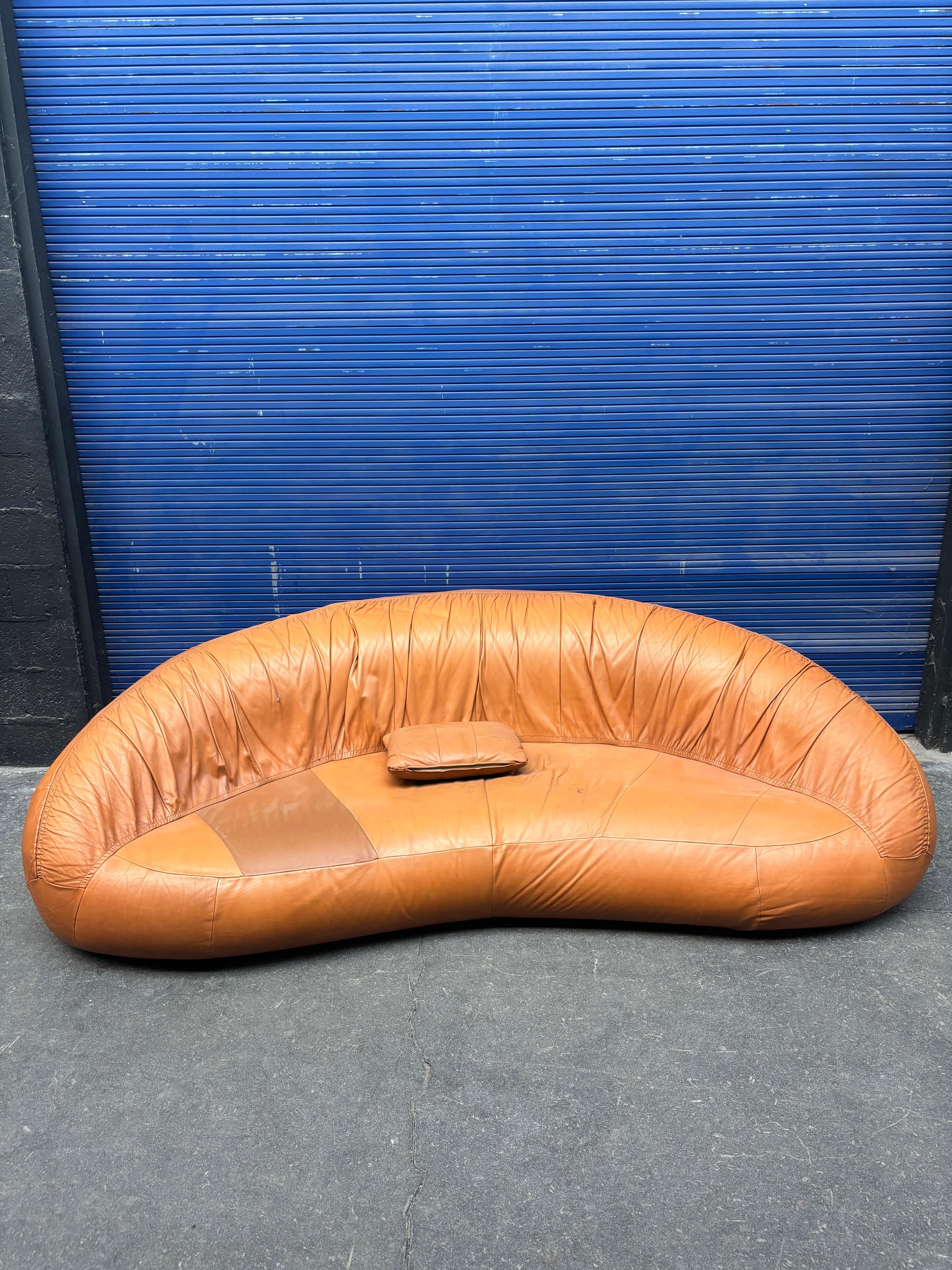 Moon sofa attributed to Raphael Raffel