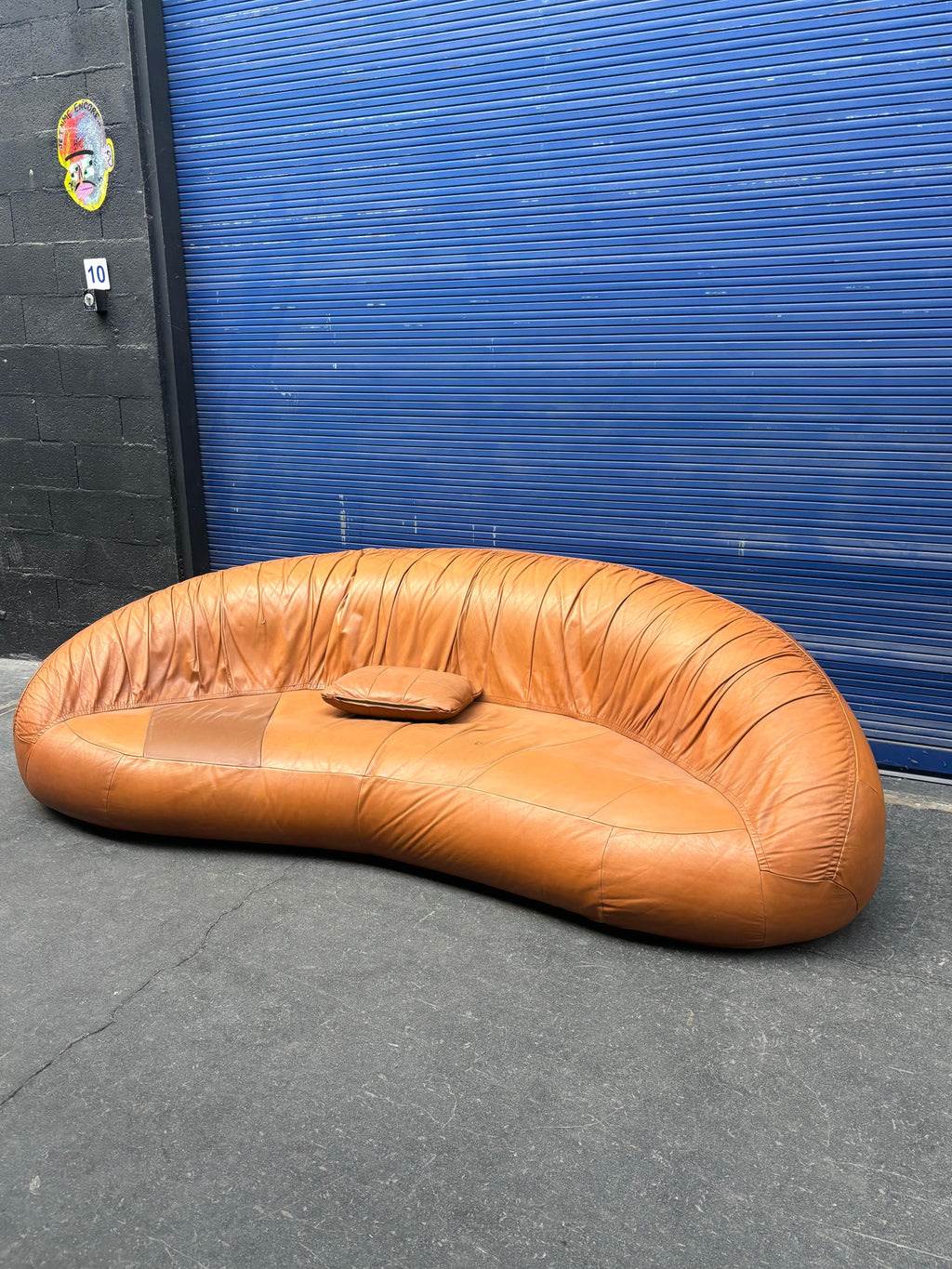 Moon sofa attributed to Raphael Raffel