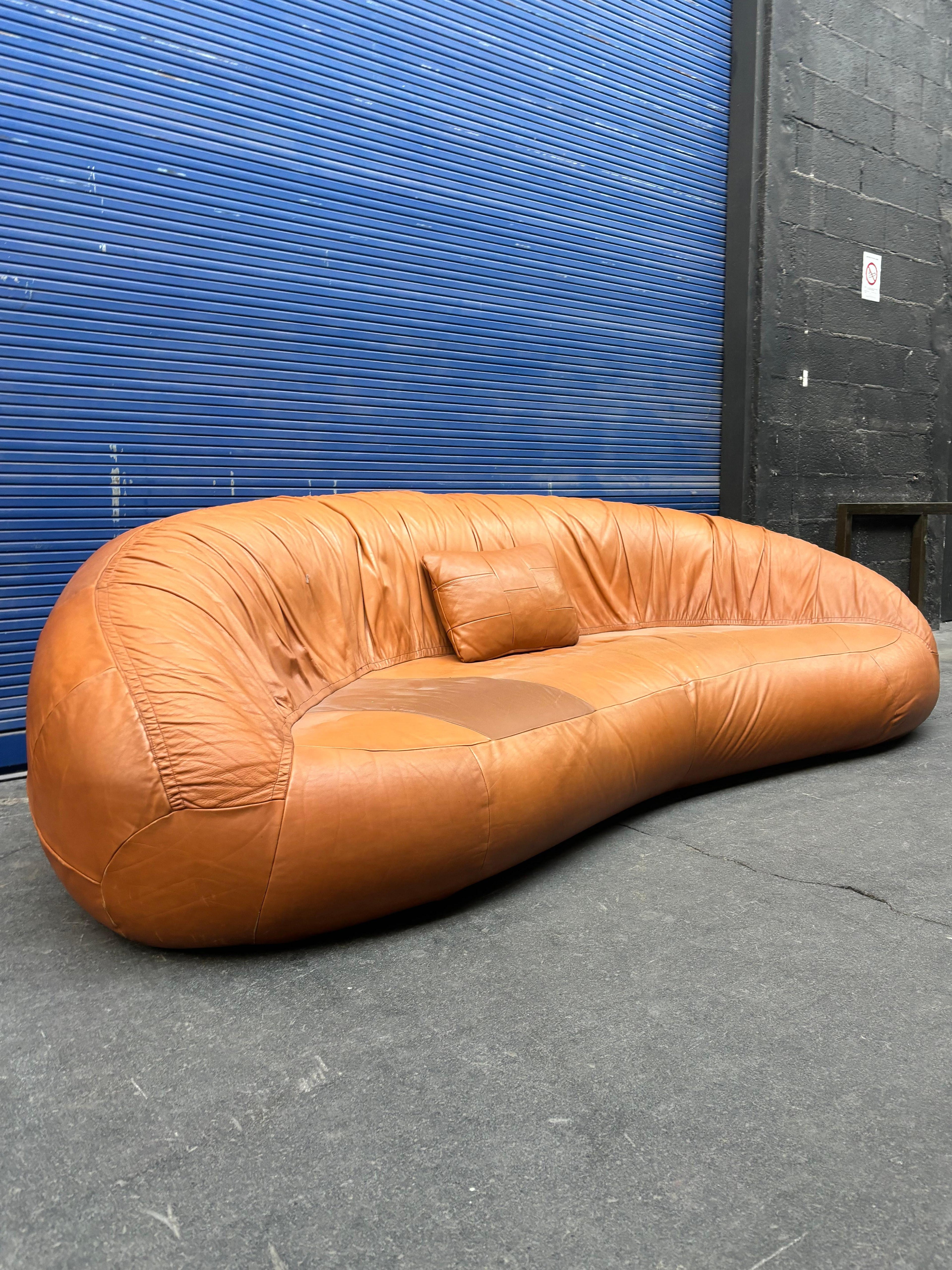 Moon sofa attributed to Raphael Raffel